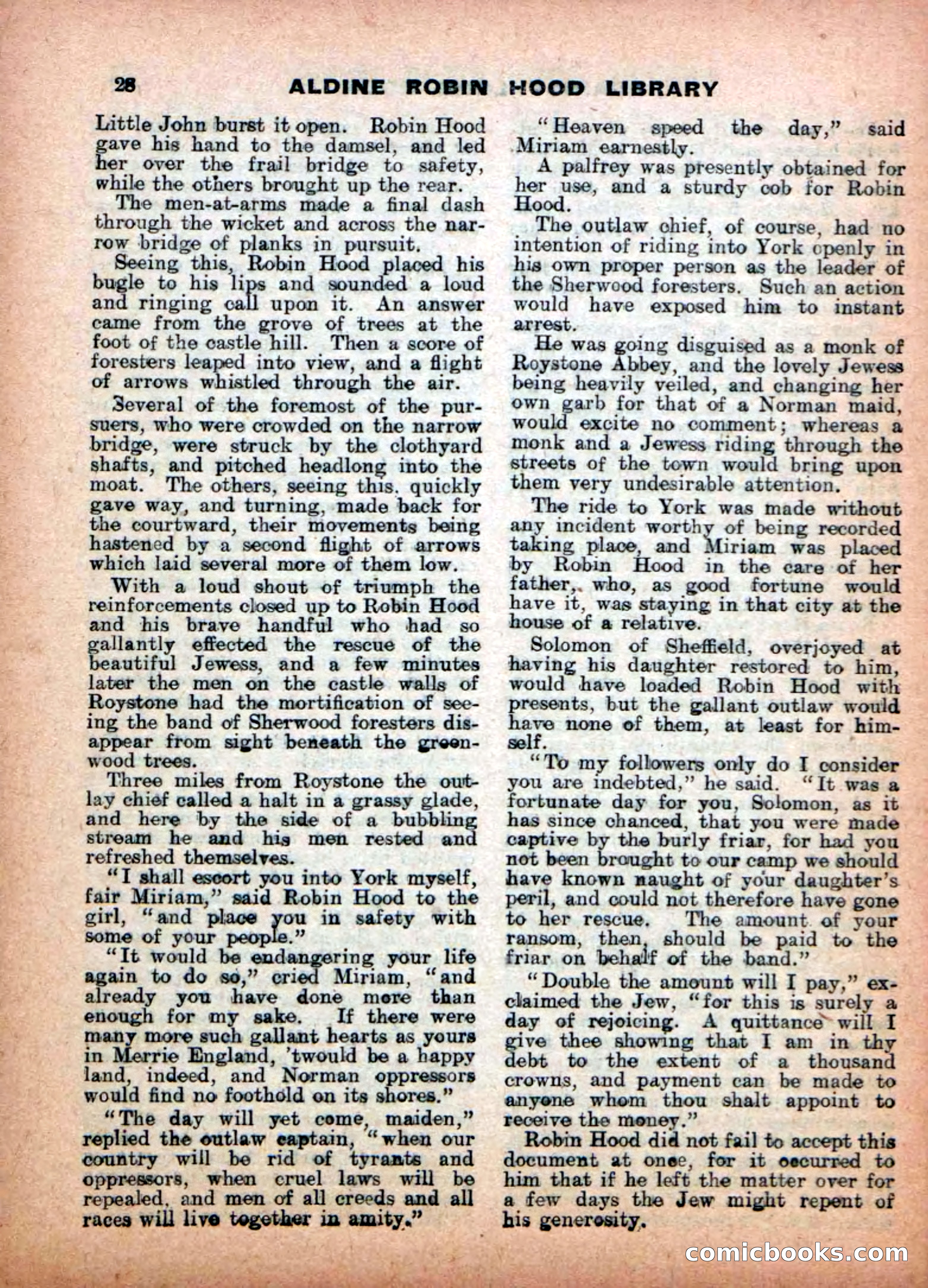 Robin Hood Library No. 15 — page 28 of 34