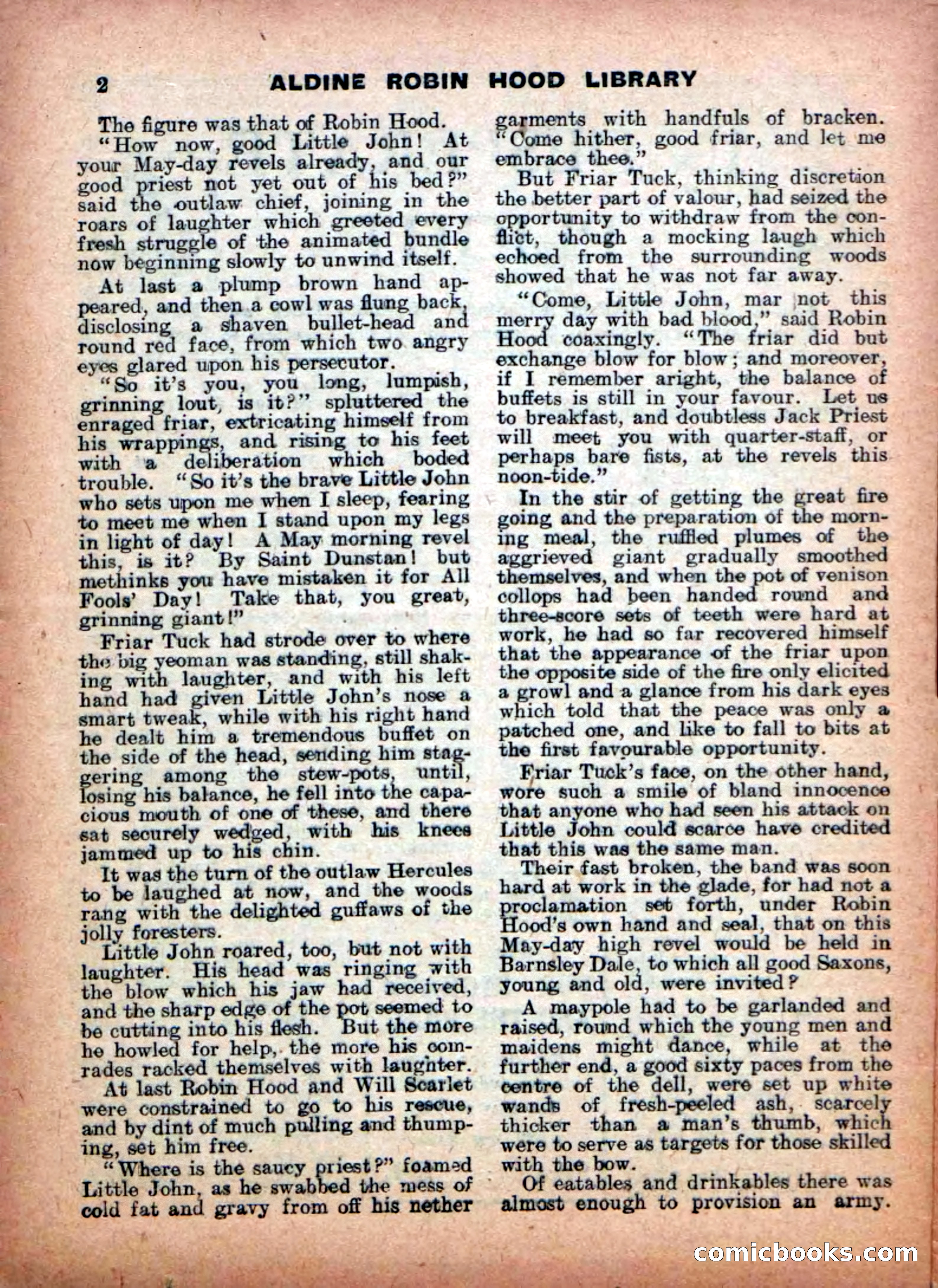 Robin Hood Library No. 16: In Desperate Plight — page 4 of 36