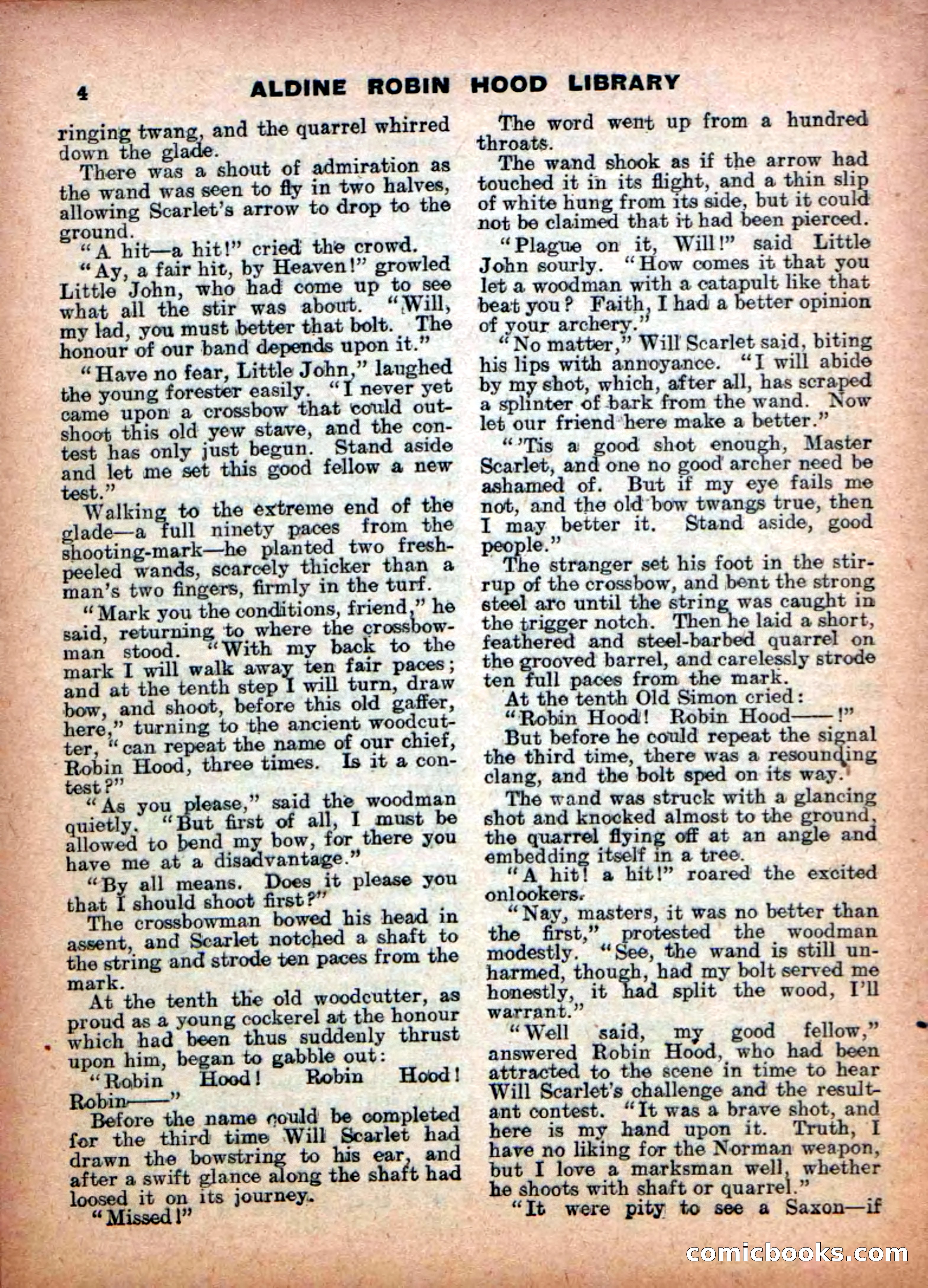 Robin Hood Library No. 16: In Desperate Plight — page 6 of 36