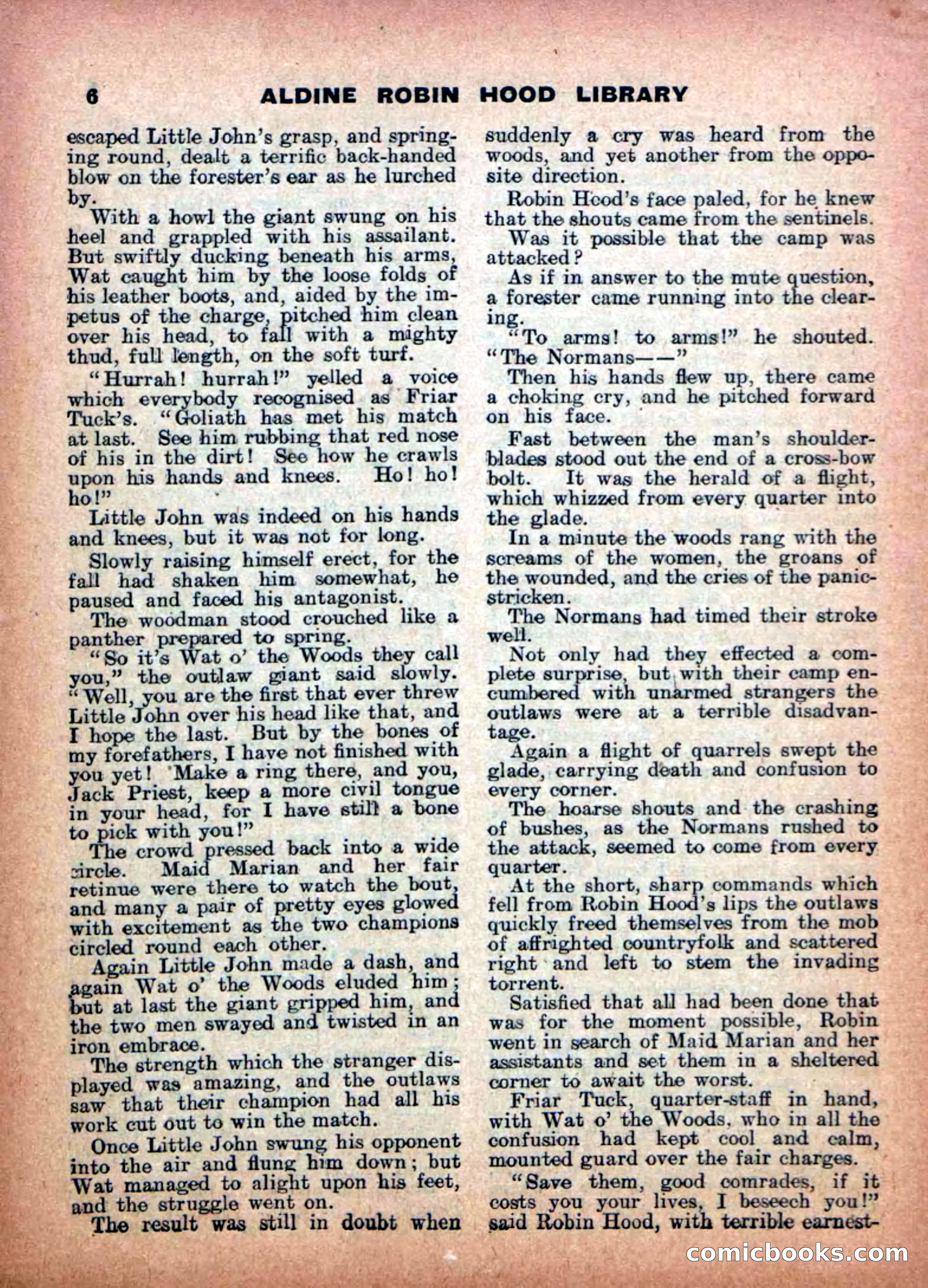 Robin Hood Library No. 16: In Desperate Plight — page 8 of 36