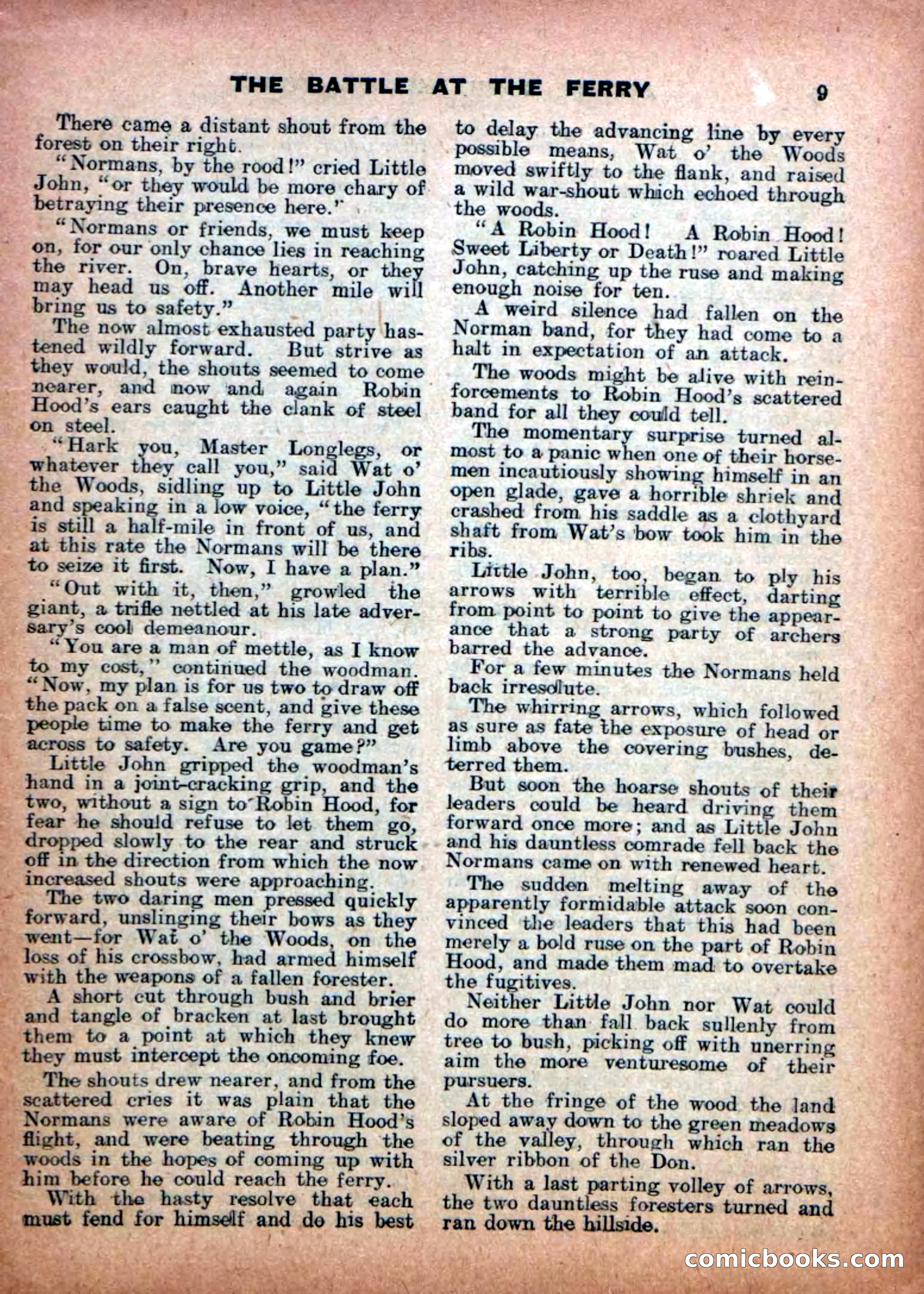 Robin Hood Library No. 16: In Desperate Plight — page 11 of 36