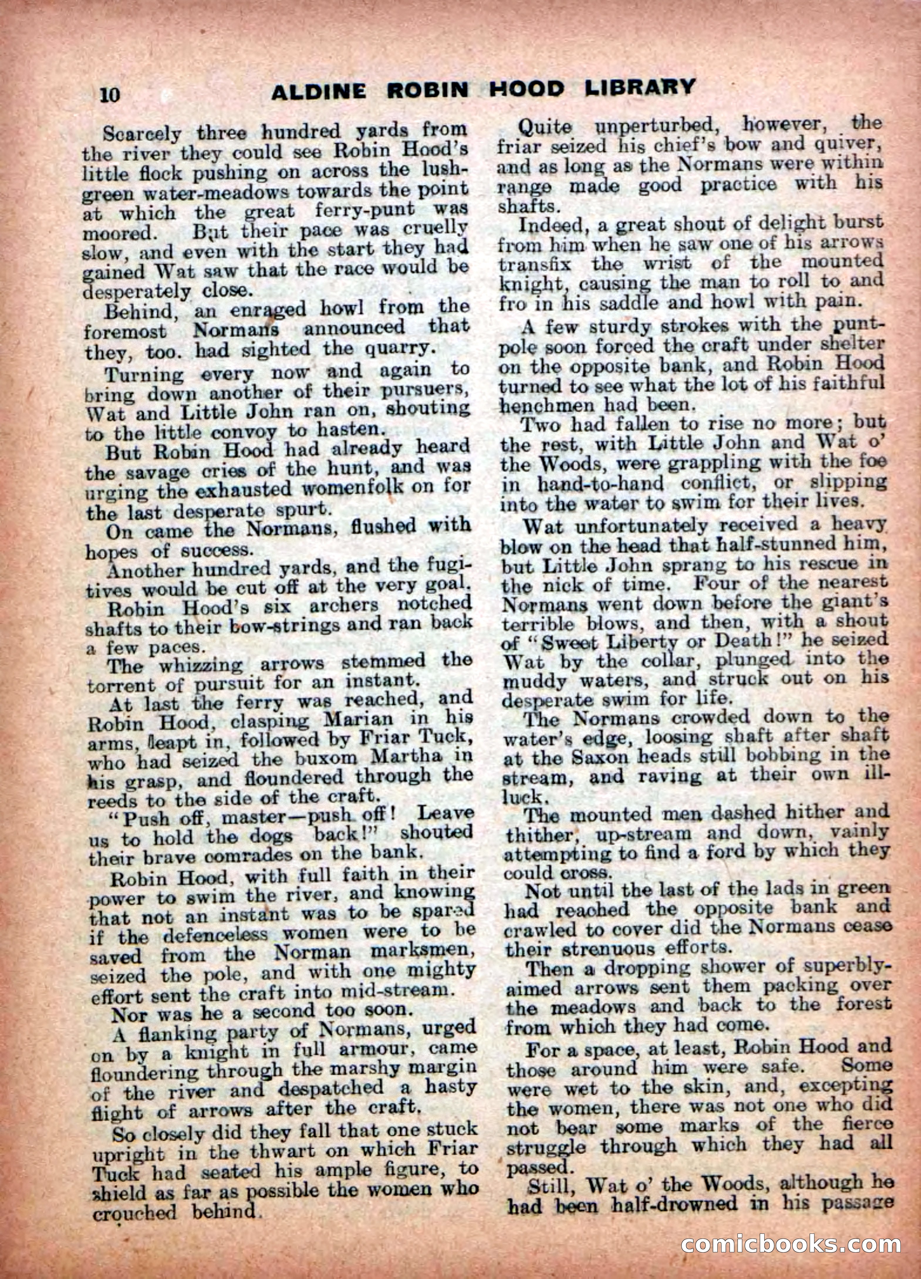 Robin Hood Library No. 16: In Desperate Plight — page 12 of 36