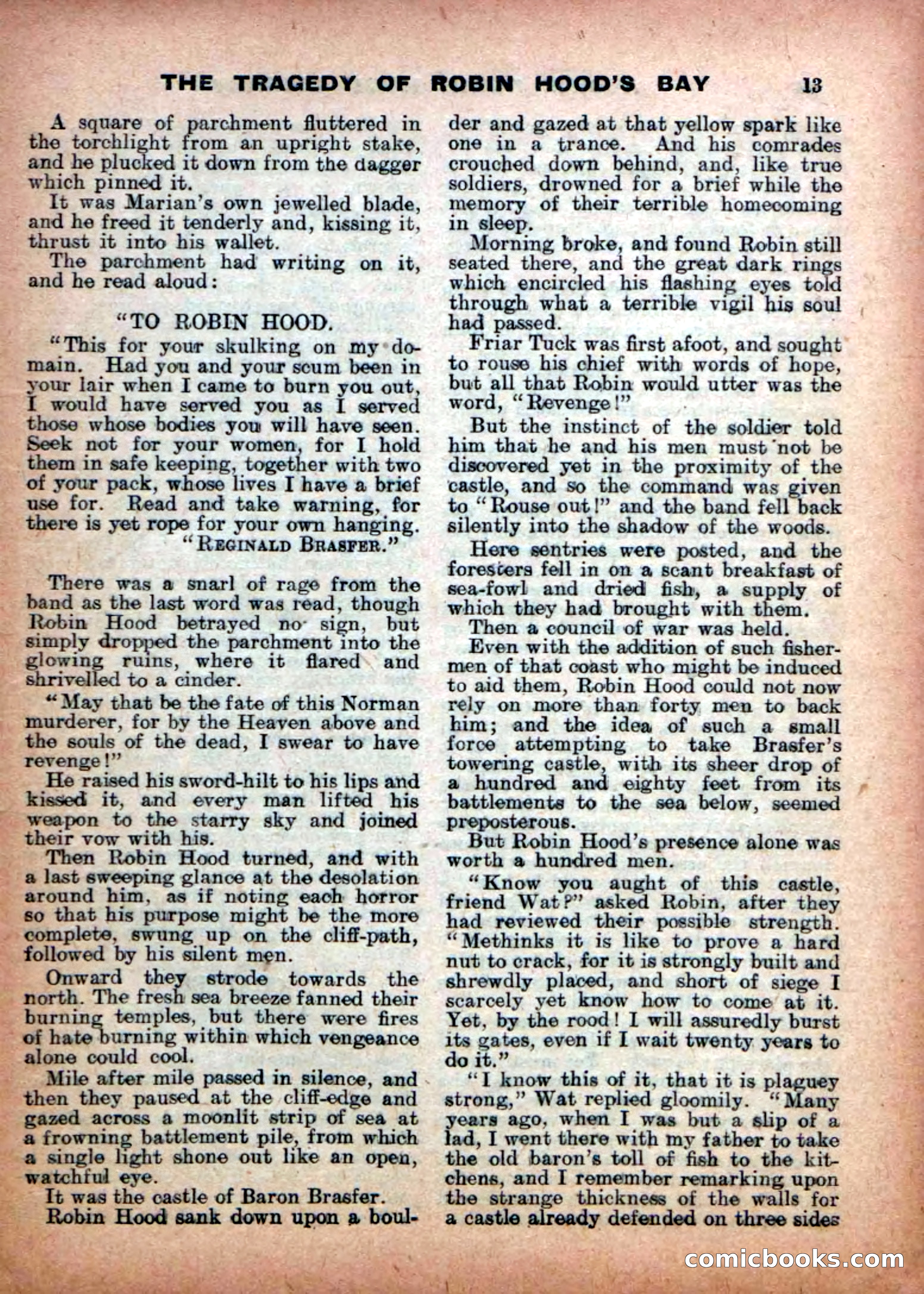 Robin Hood Library No. 16: In Desperate Plight — page 15 of 36