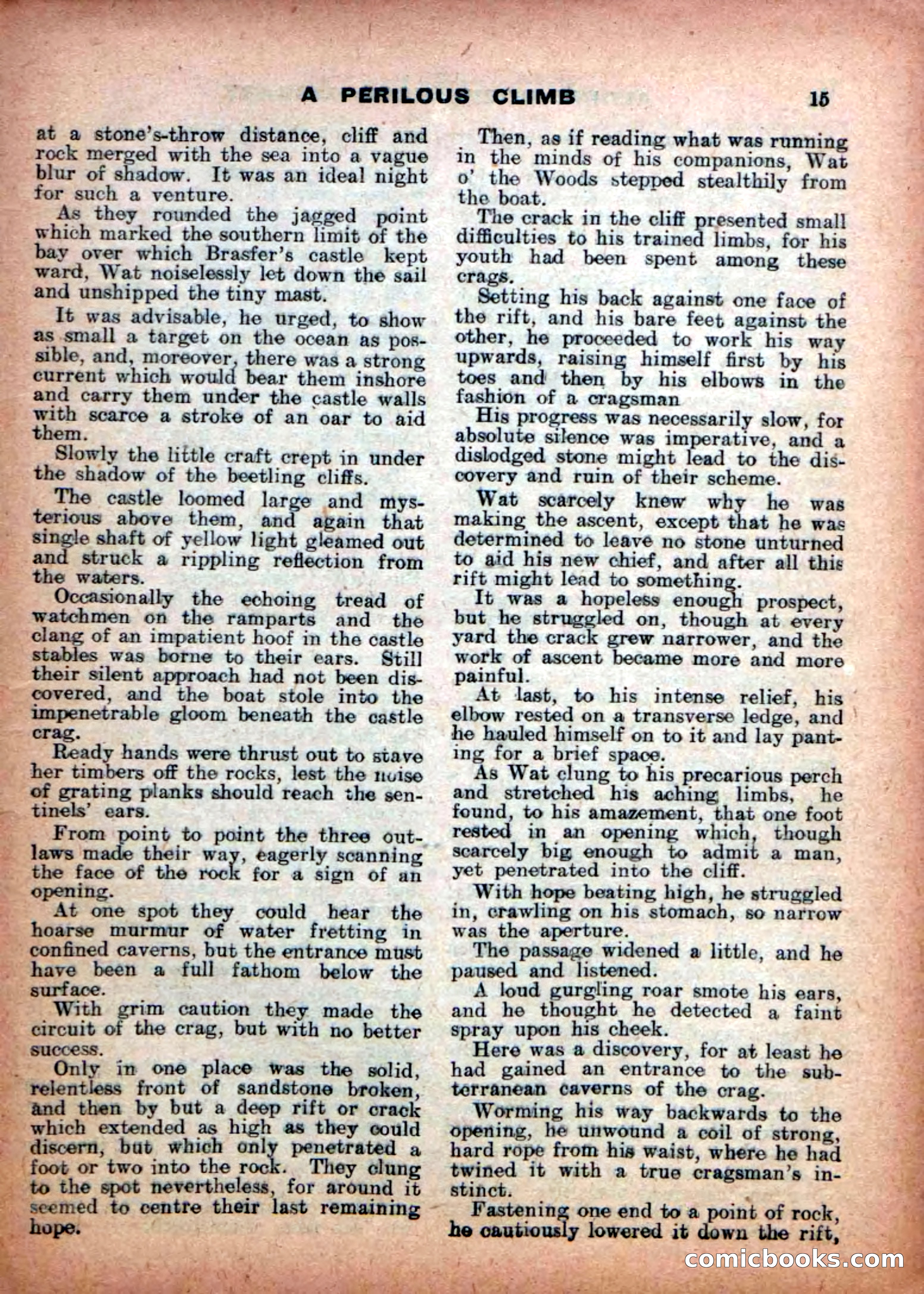 Robin Hood Library No. 16: In Desperate Plight — page 17 of 36