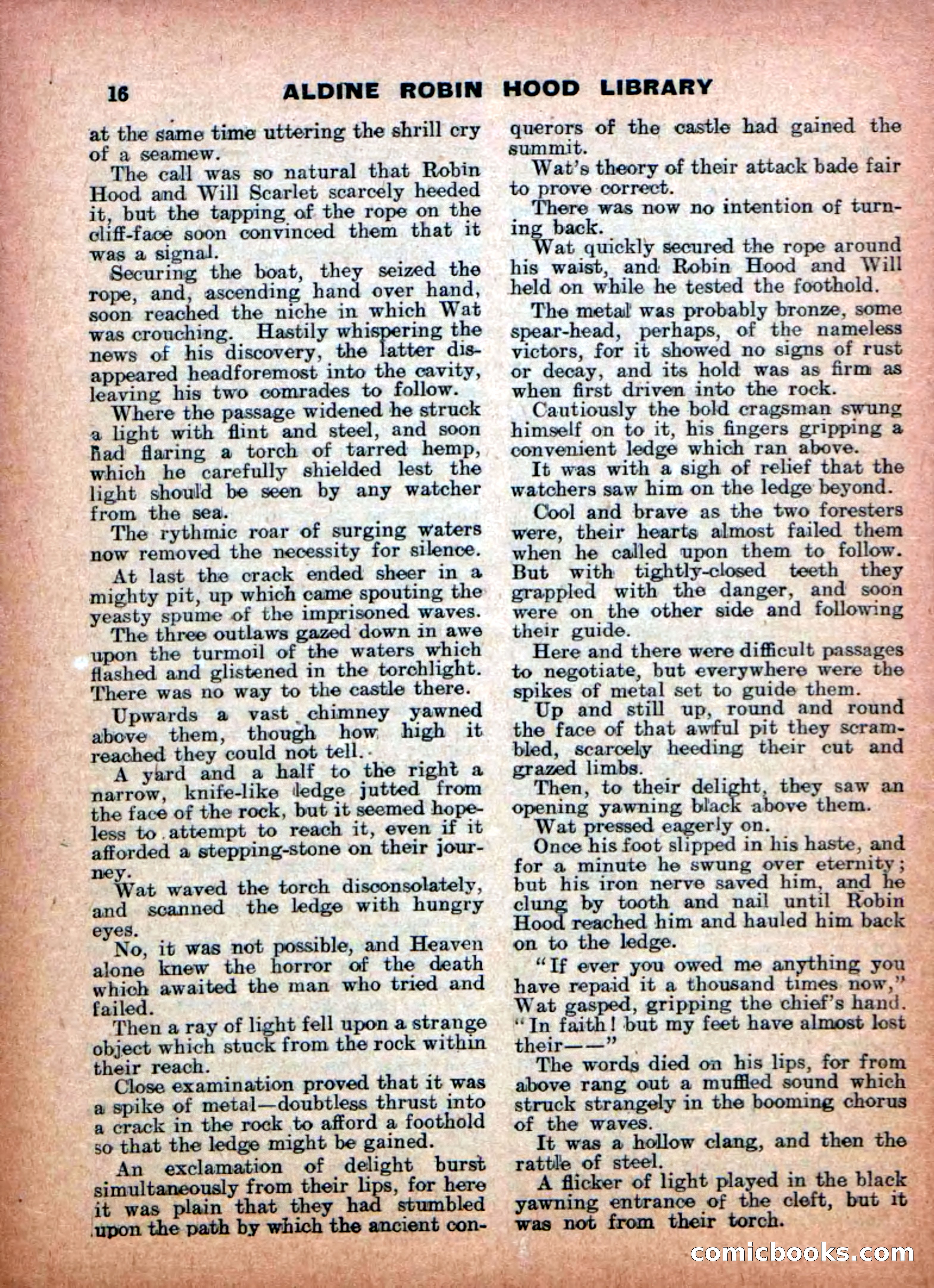 Robin Hood Library No. 16: In Desperate Plight — page 18 of 36