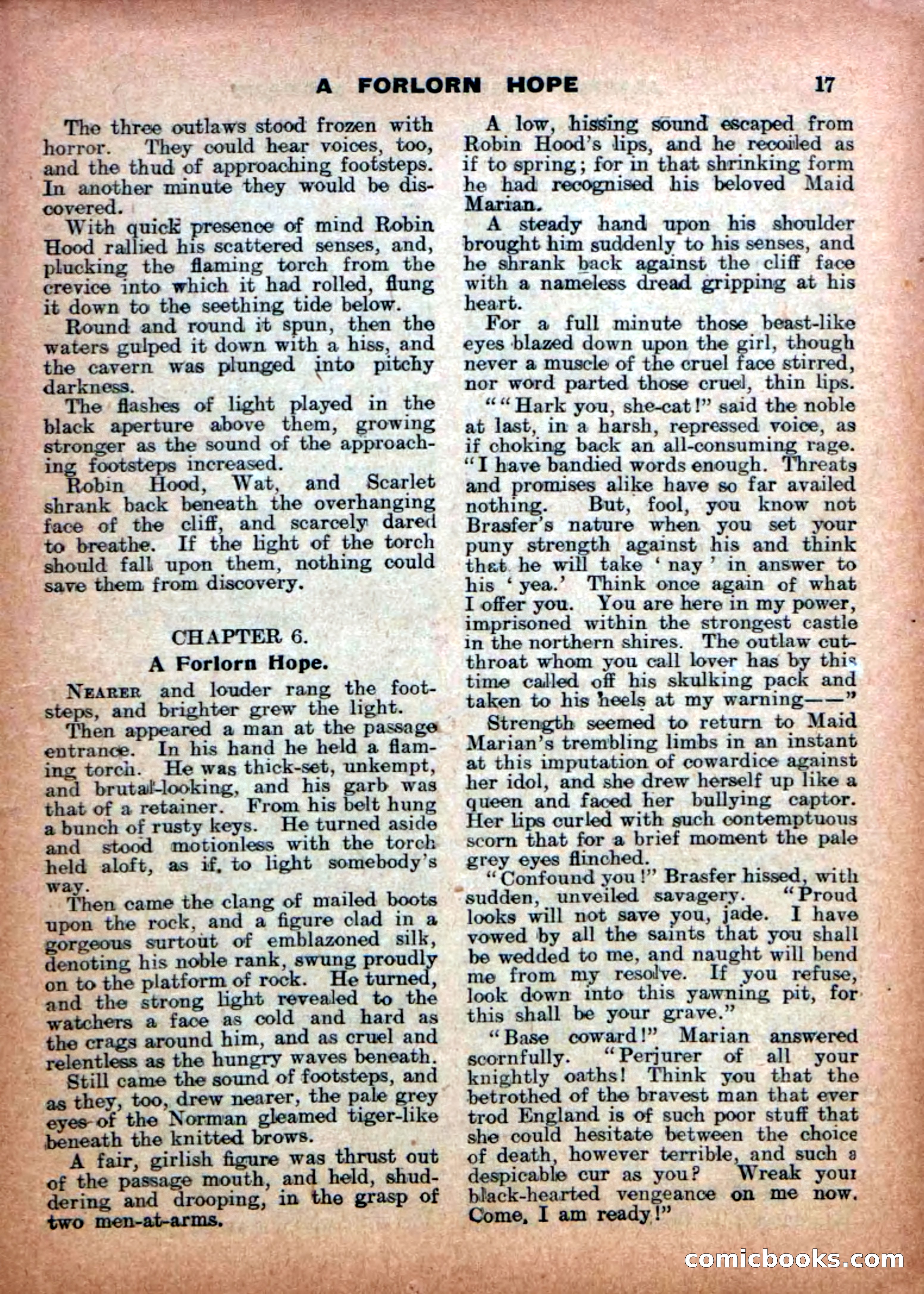 Robin Hood Library No. 16: In Desperate Plight — page 19 of 36