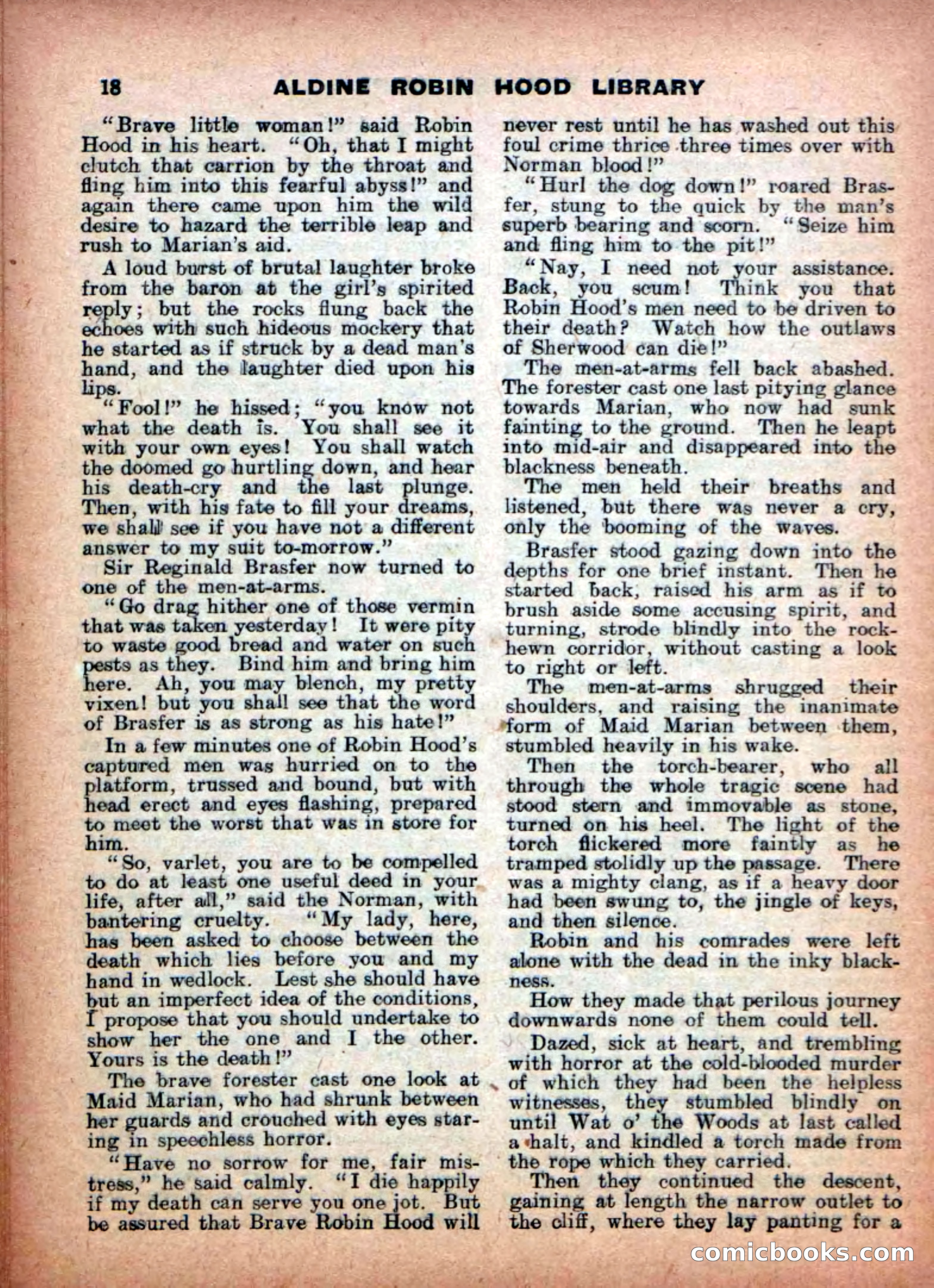 Robin Hood Library No. 16: In Desperate Plight — page 20 of 36