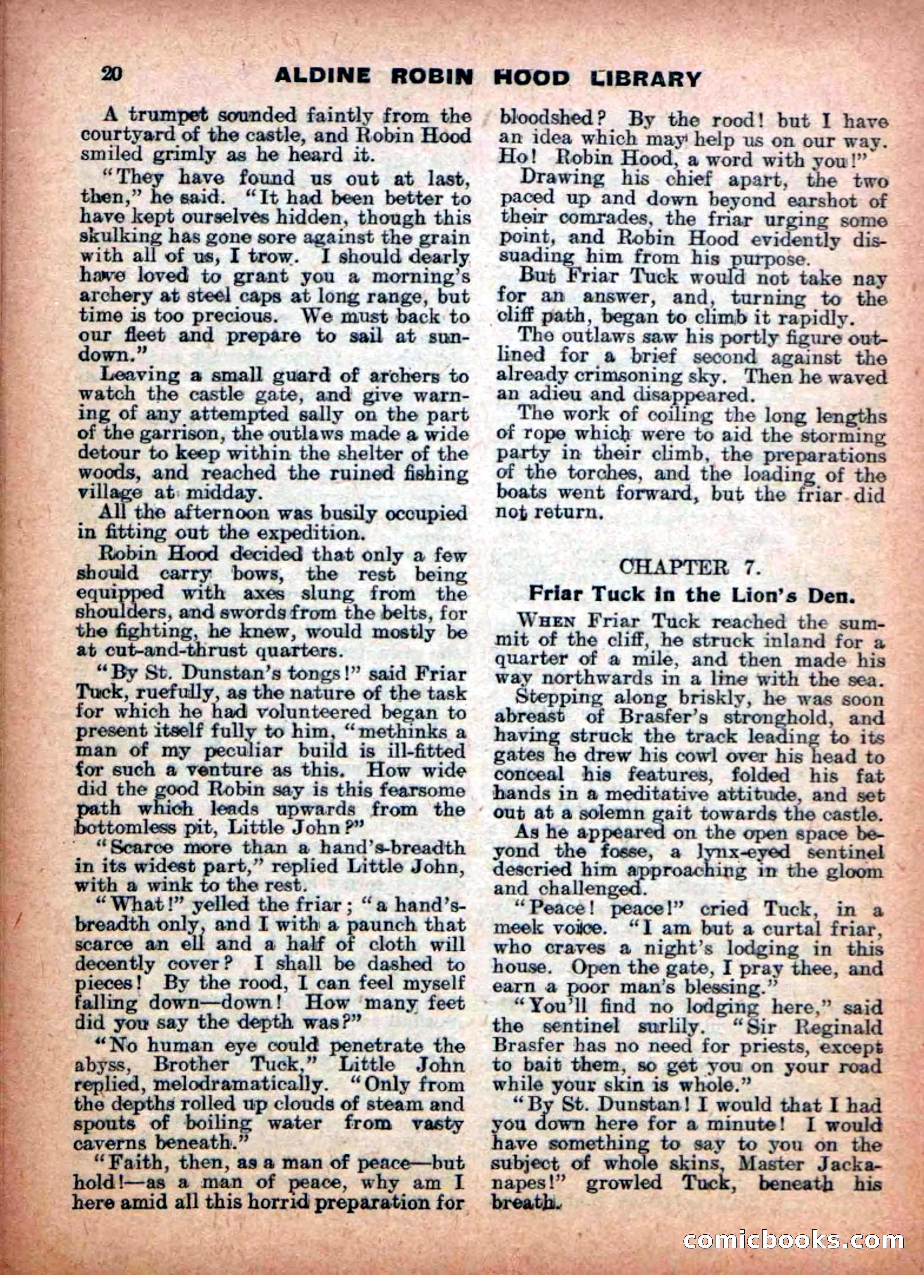 Robin Hood Library No. 16: In Desperate Plight — page 22 of 36