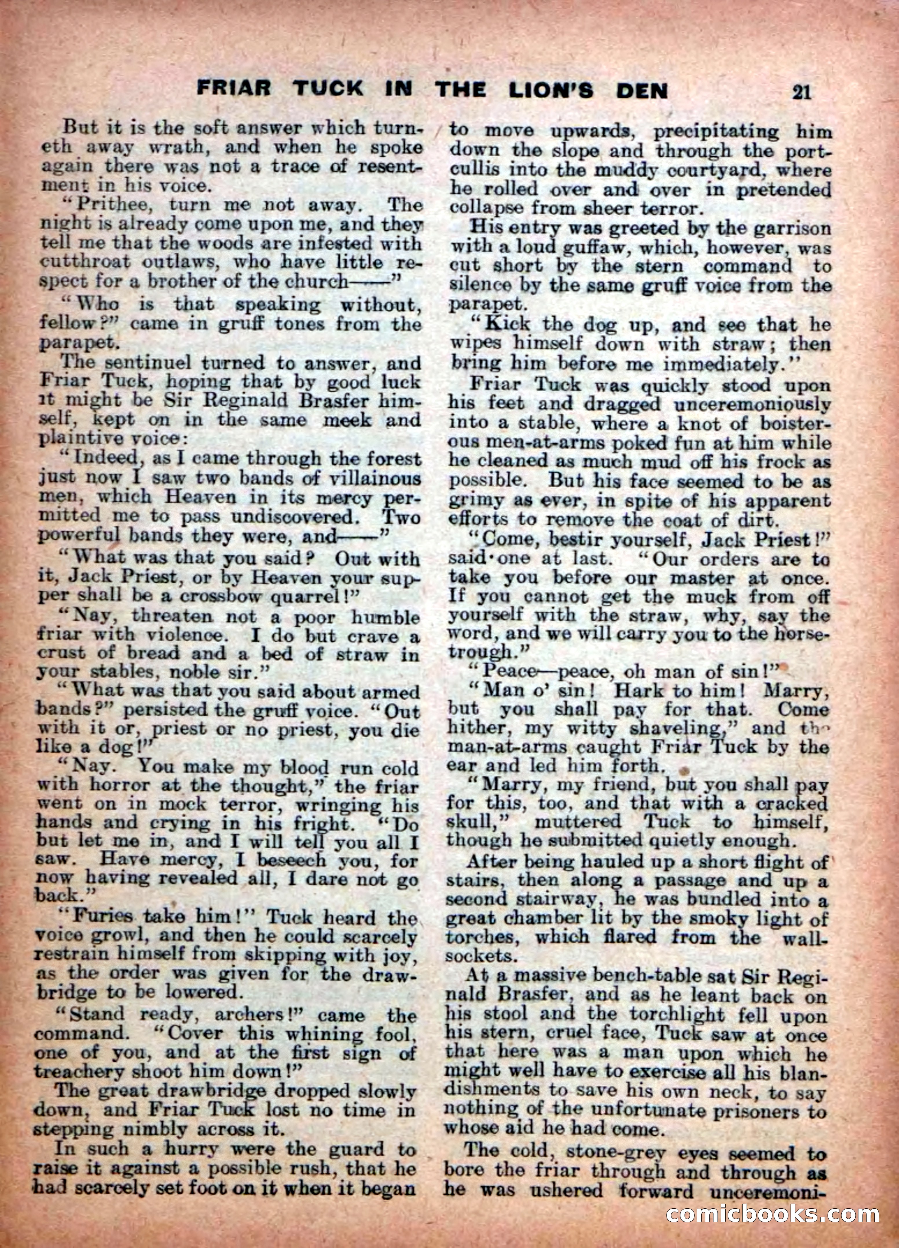 Robin Hood Library No. 16: In Desperate Plight — page 23 of 36