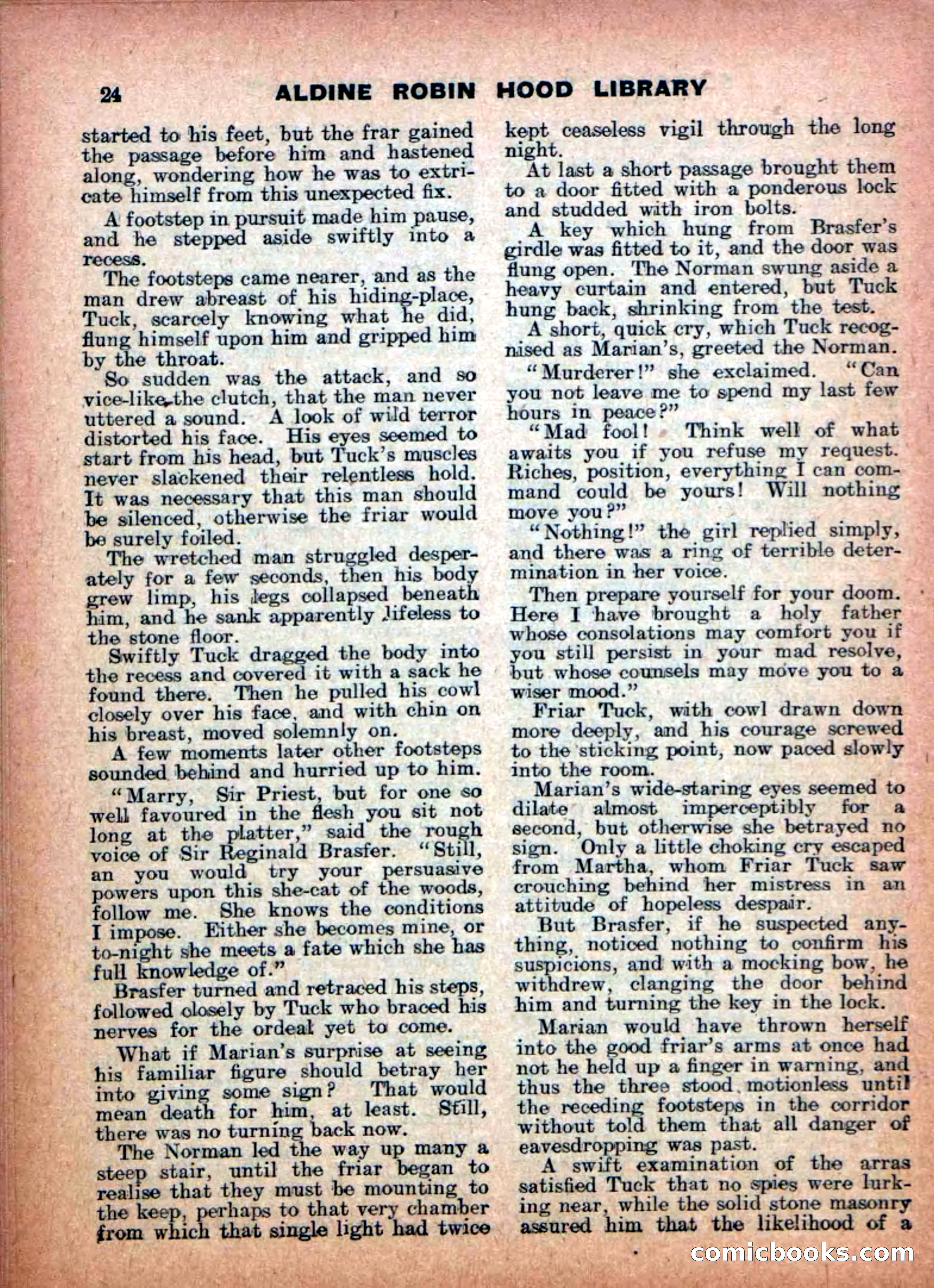 Robin Hood Library No. 16: In Desperate Plight — page 26 of 36