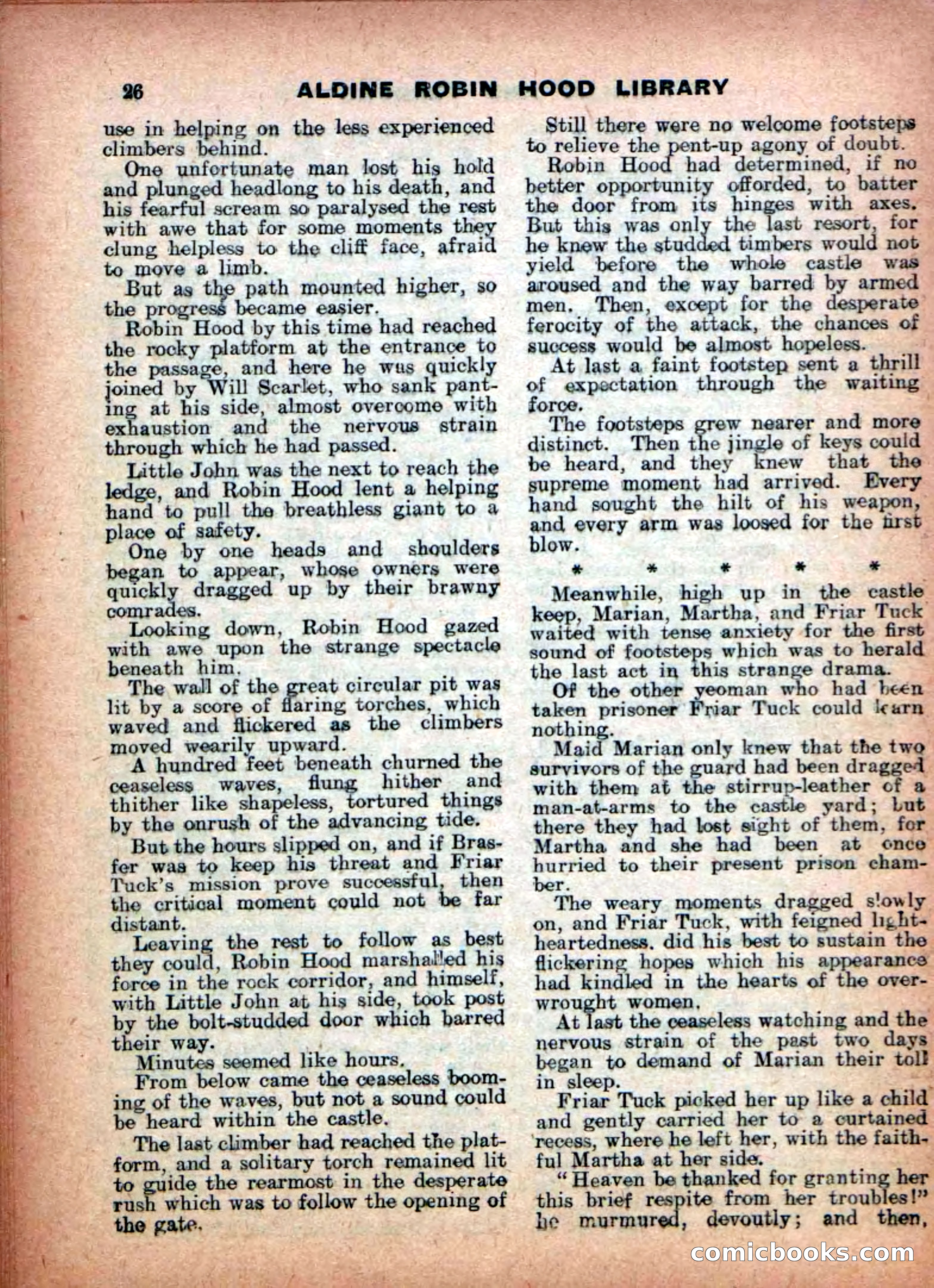 Robin Hood Library No. 16: In Desperate Plight — page 28 of 36