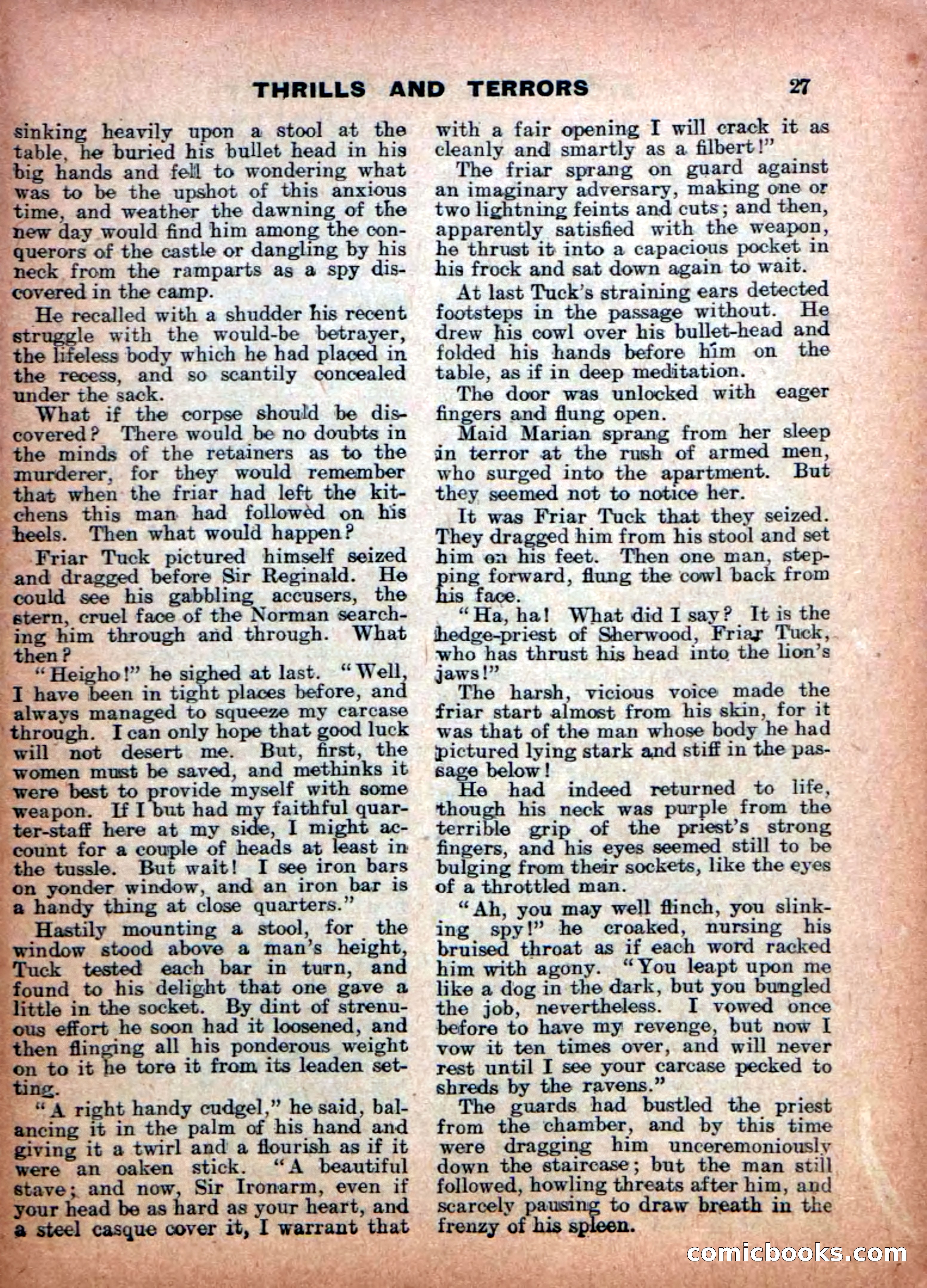 Robin Hood Library No. 16: In Desperate Plight — page 29 of 36