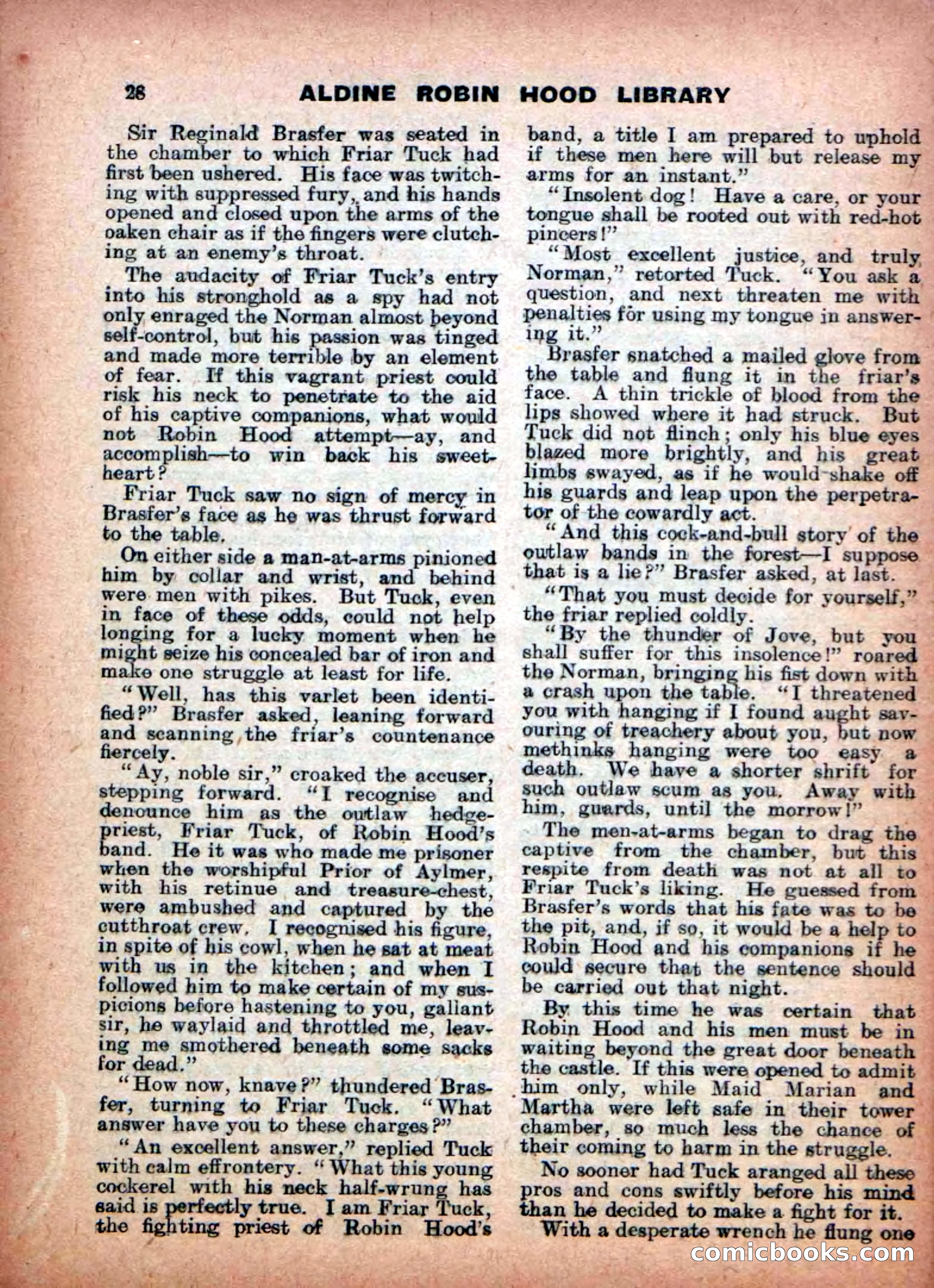 Robin Hood Library No. 16: In Desperate Plight — page 30 of 36