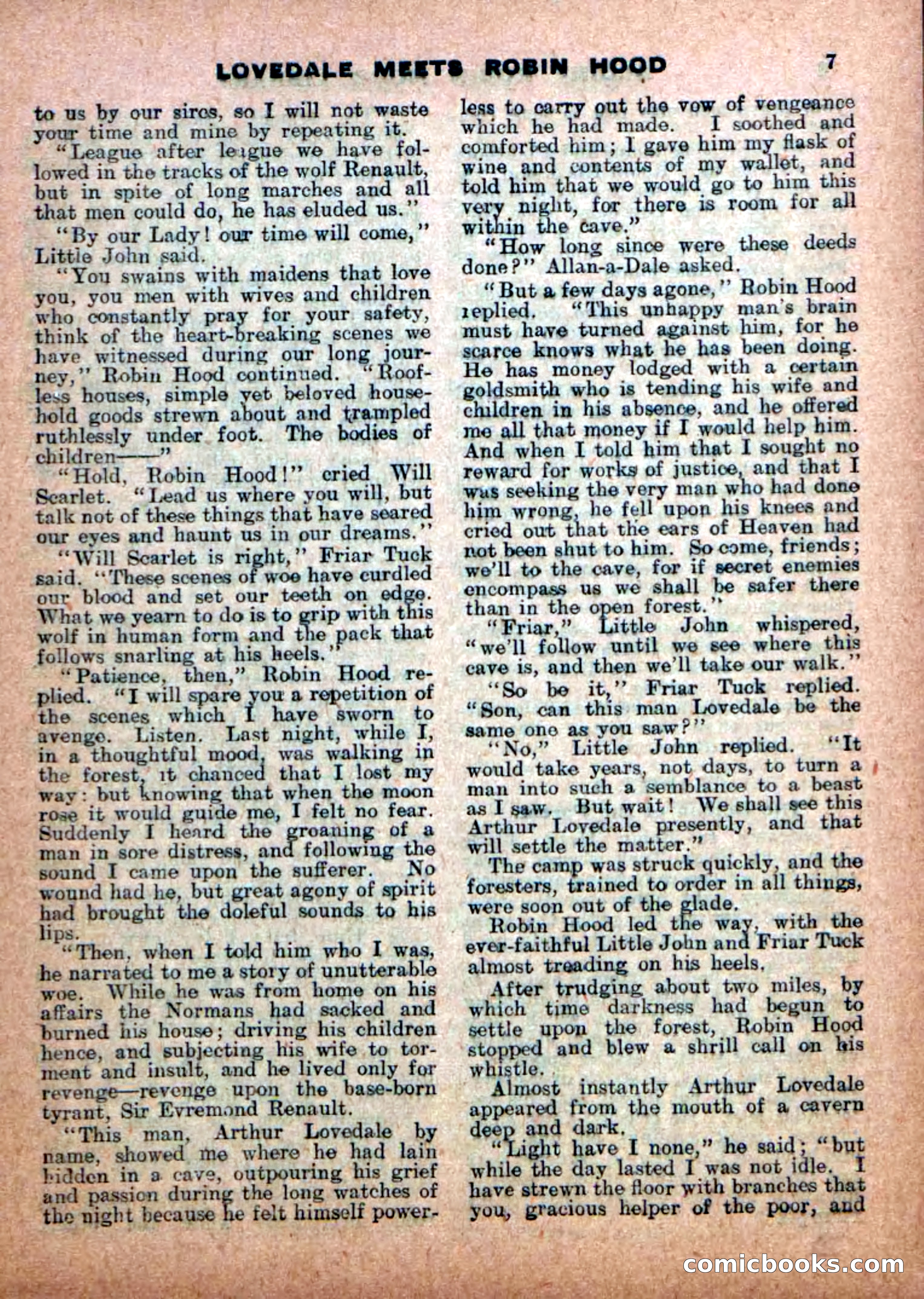 Robin Hood Library No. 17: The Demon of the Forest — page 9 of 36