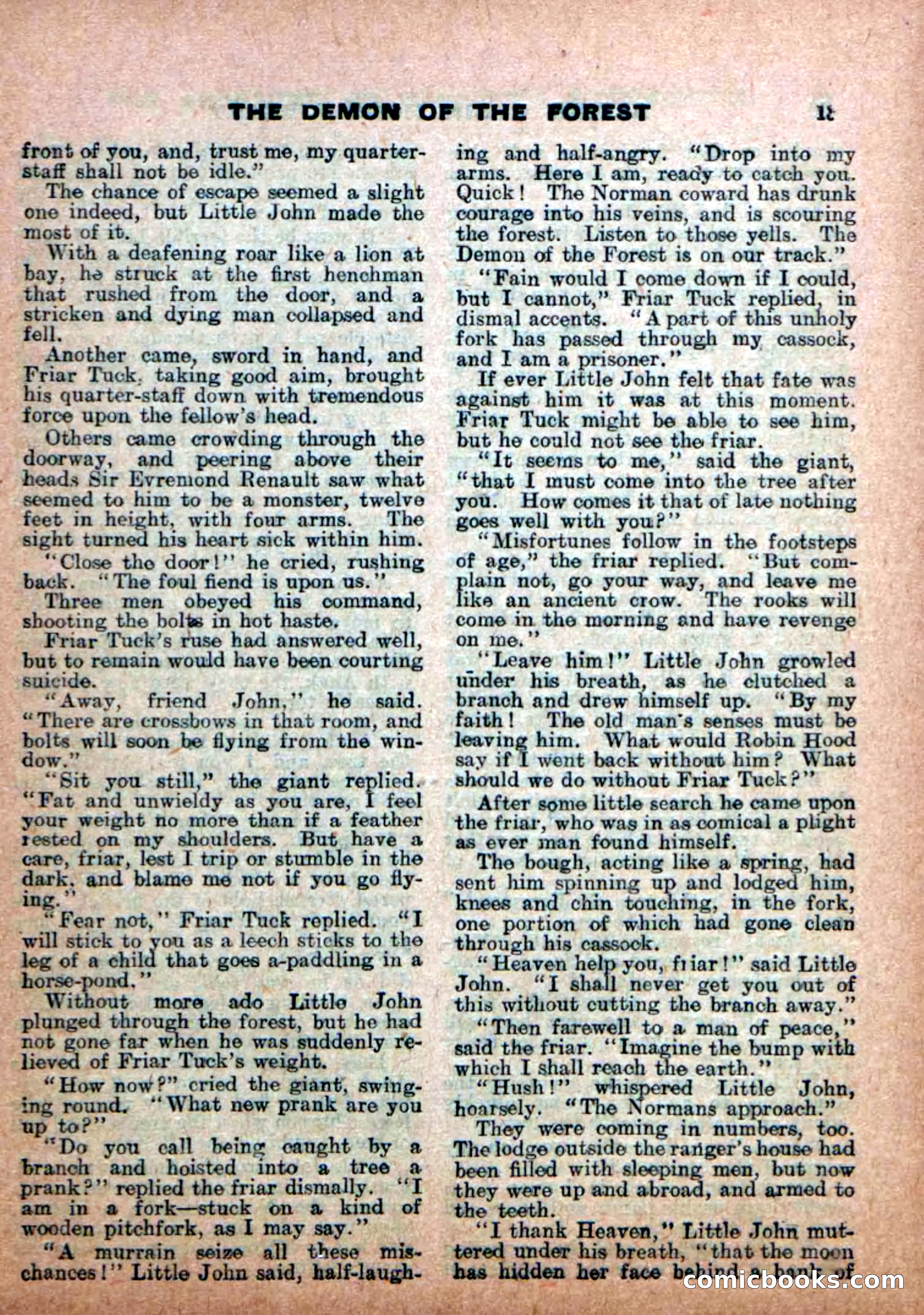 Robin Hood Library No. 17: The Demon of the Forest — page 15 of 36
