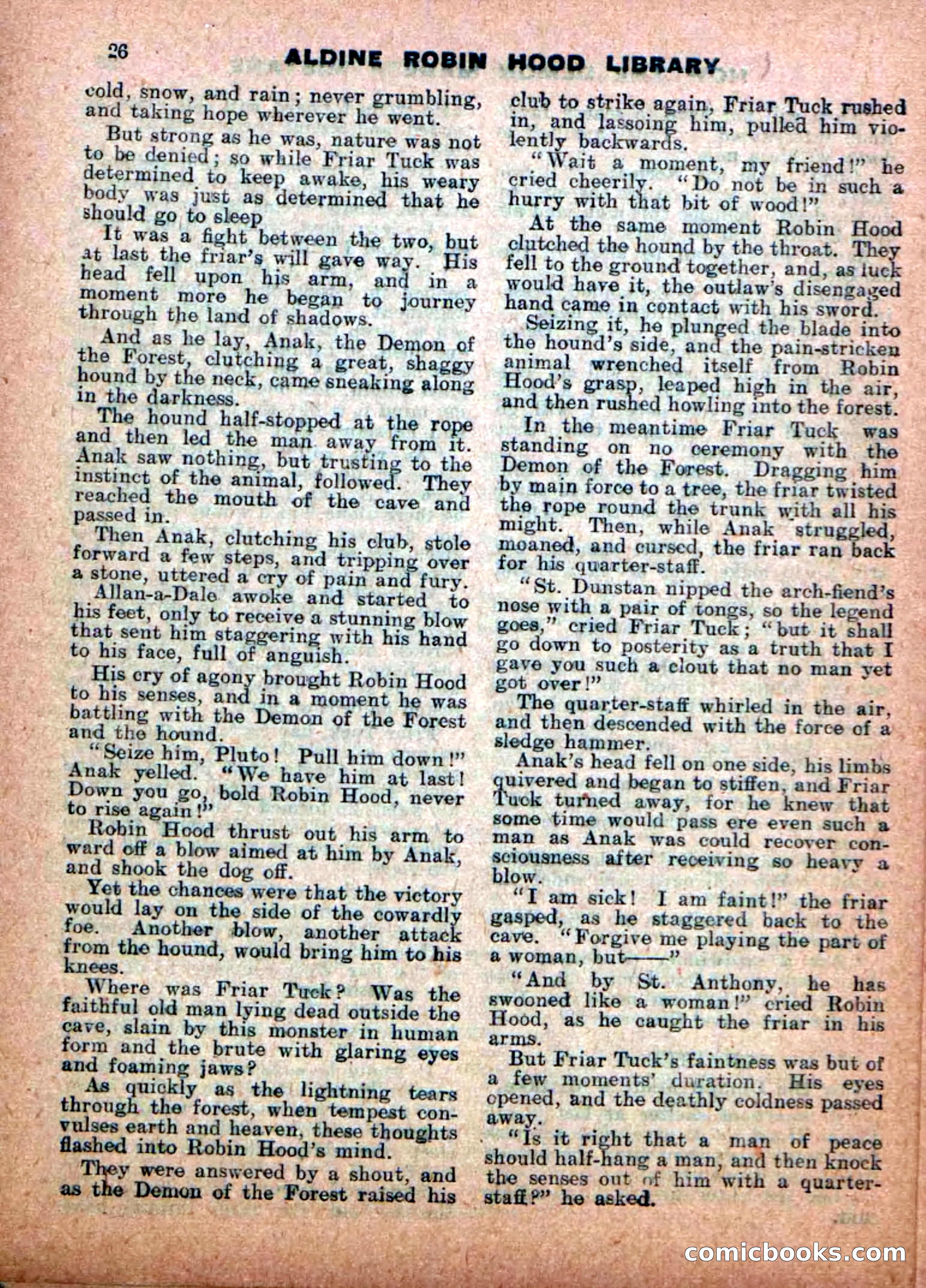 Robin Hood Library No. 17: The Demon of the Forest — page 28 of 36