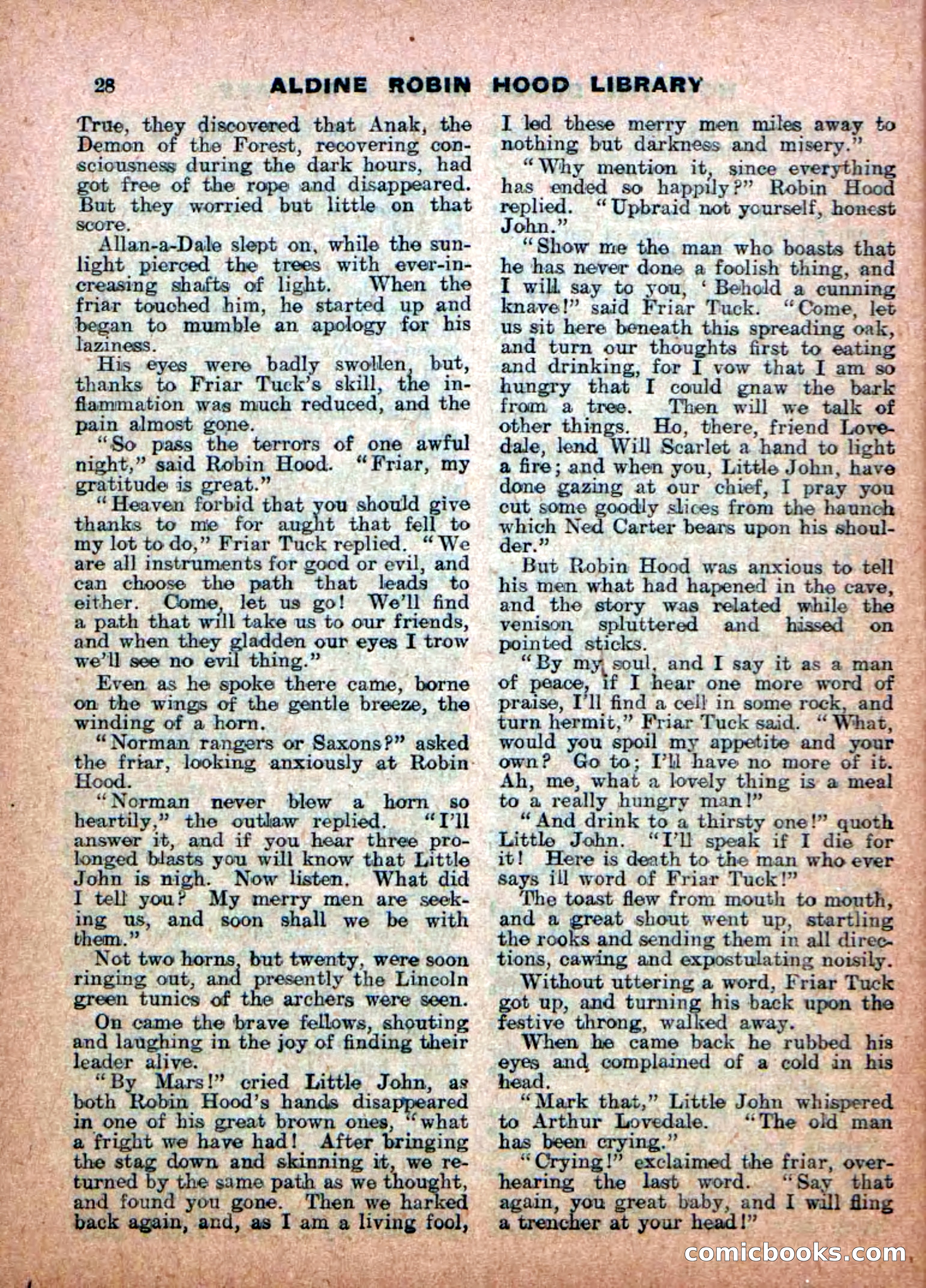 Robin Hood Library No. 17: The Demon of the Forest — page 30 of 36