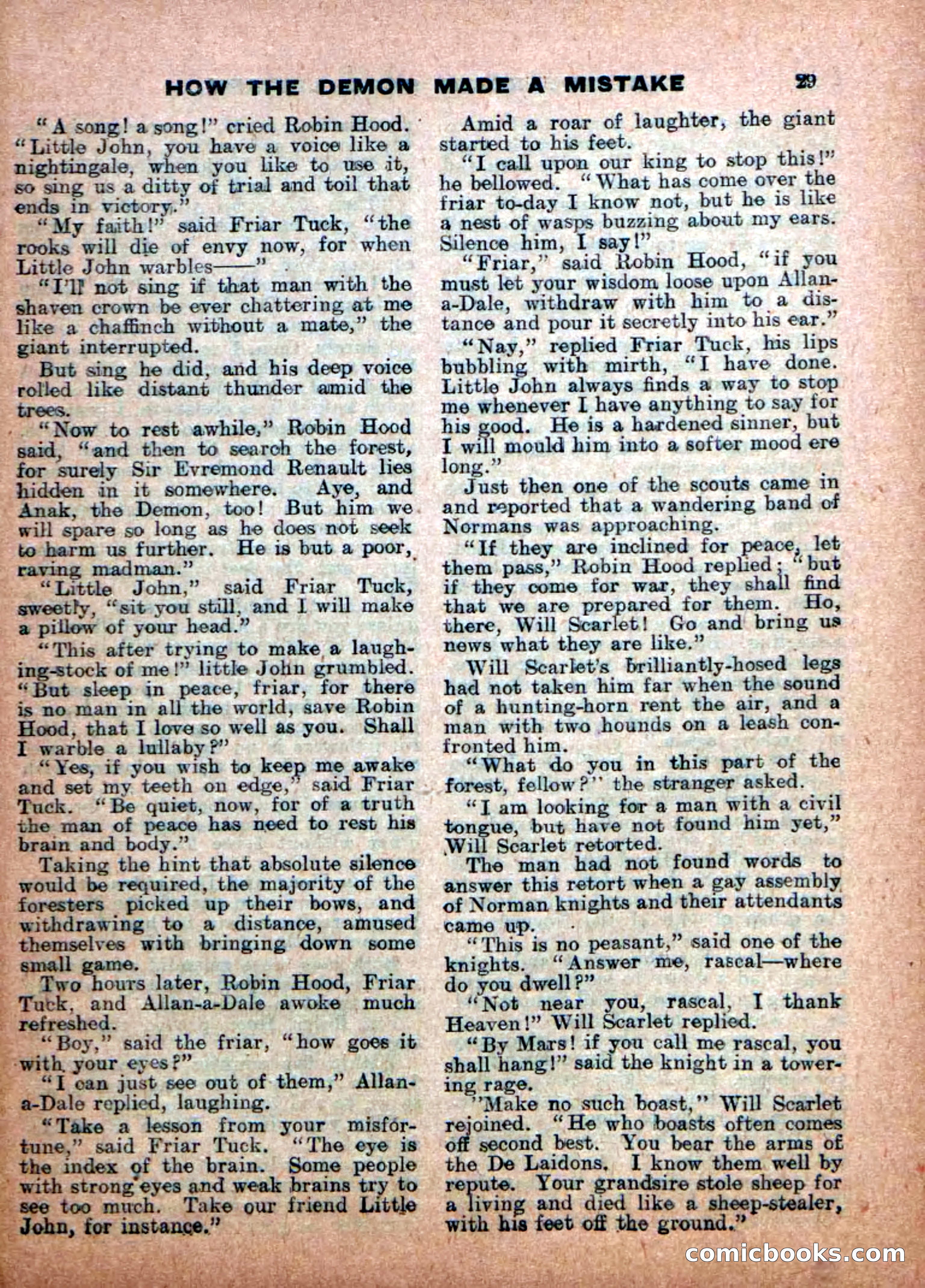 Robin Hood Library No. 17: The Demon of the Forest — page 31 of 36