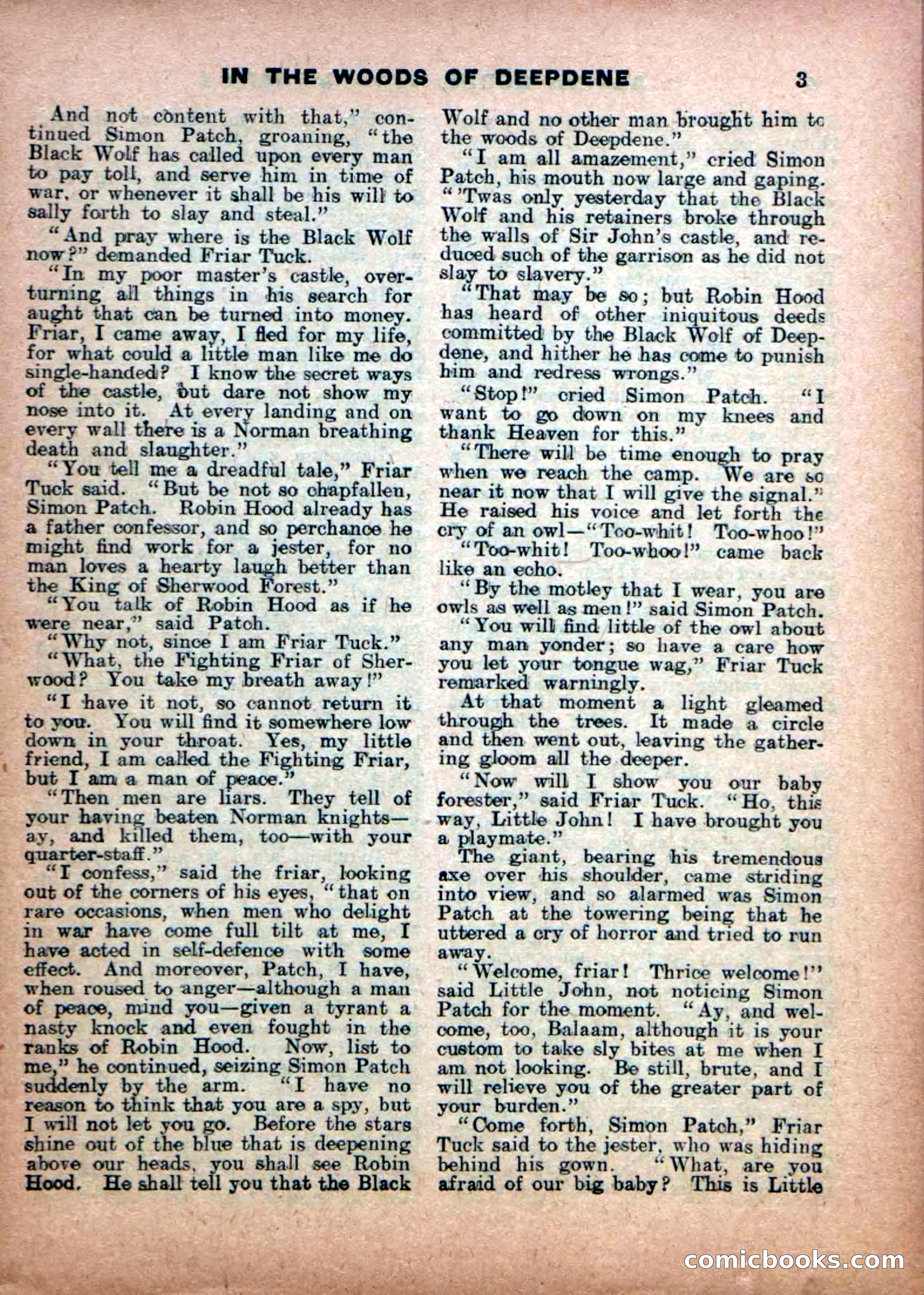 Robin Hood Library No. 18: Sons of the Brave — page 5 of 36