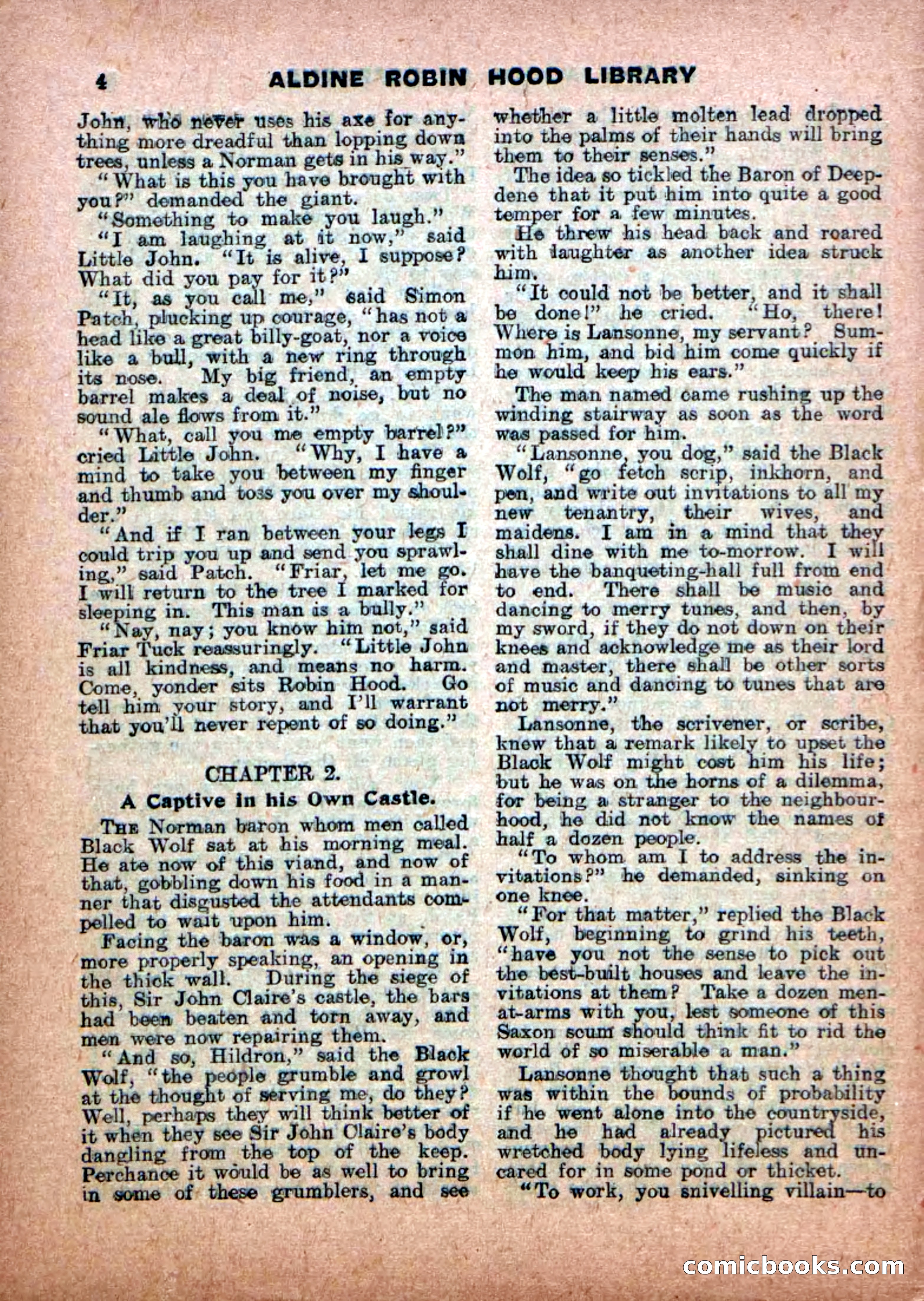 Robin Hood Library No. 18: Sons of the Brave — page 6 of 36