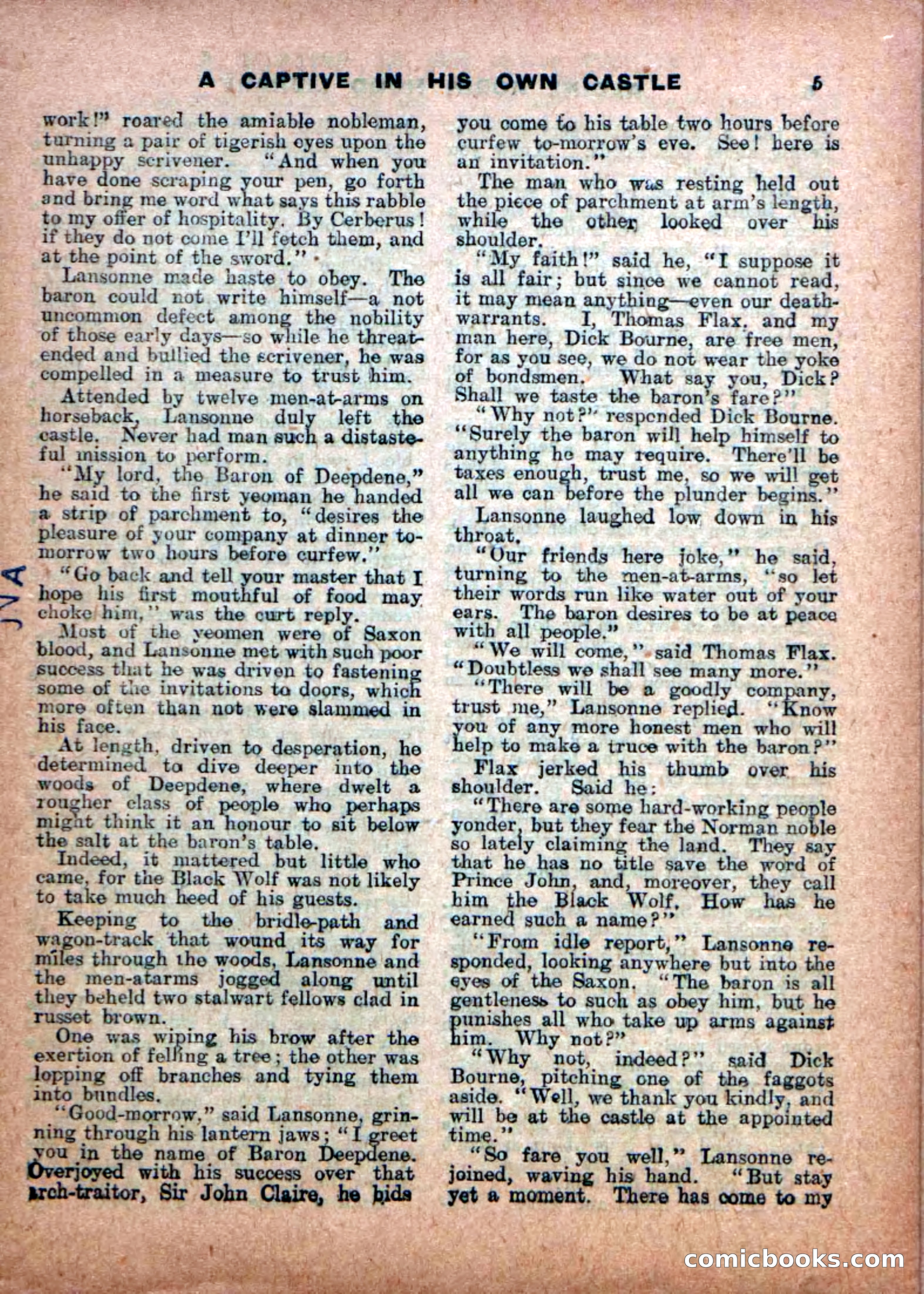 Robin Hood Library No. 18: Sons of the Brave — page 7 of 36