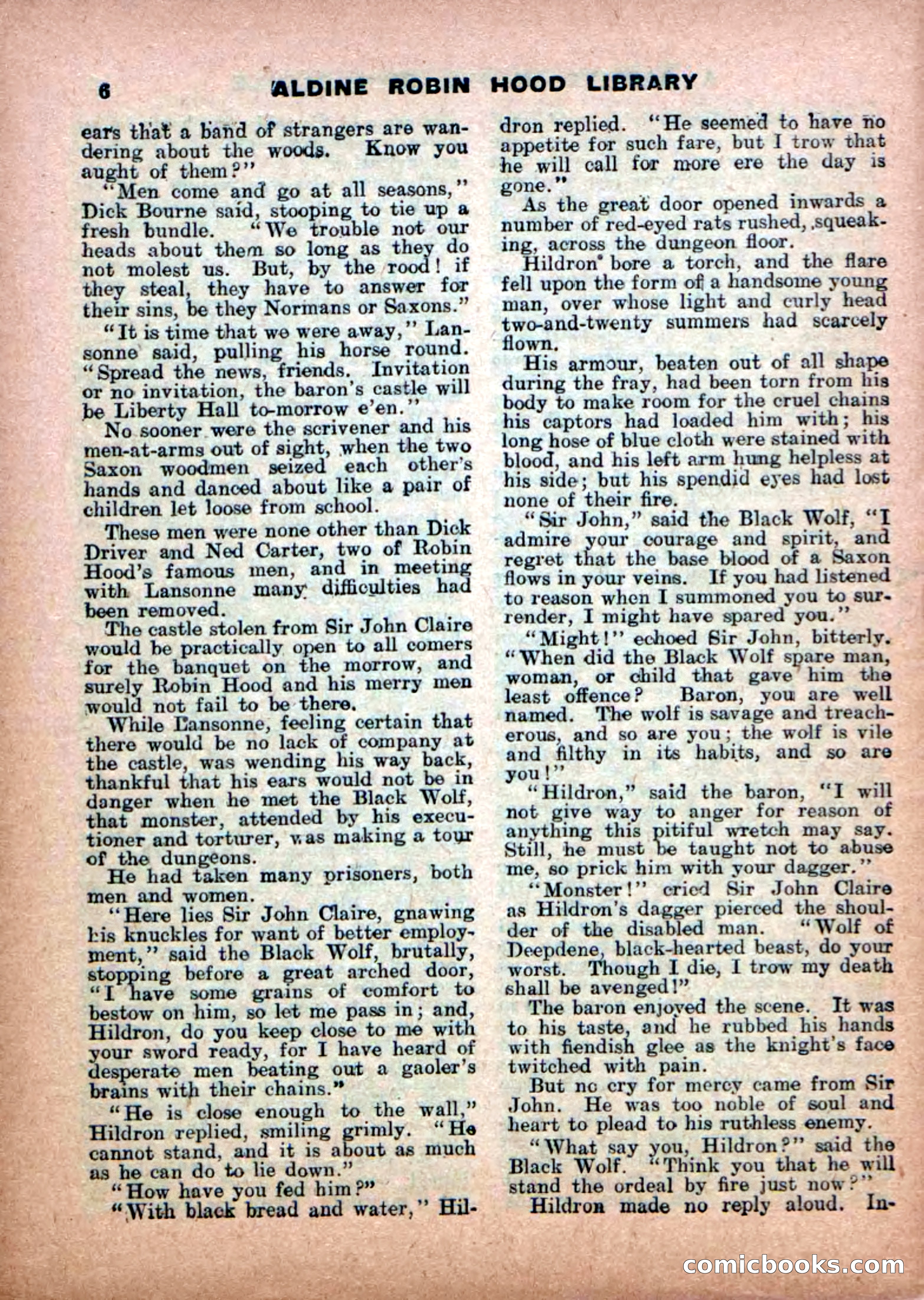 Robin Hood Library No. 18: Sons of the Brave — page 8 of 36