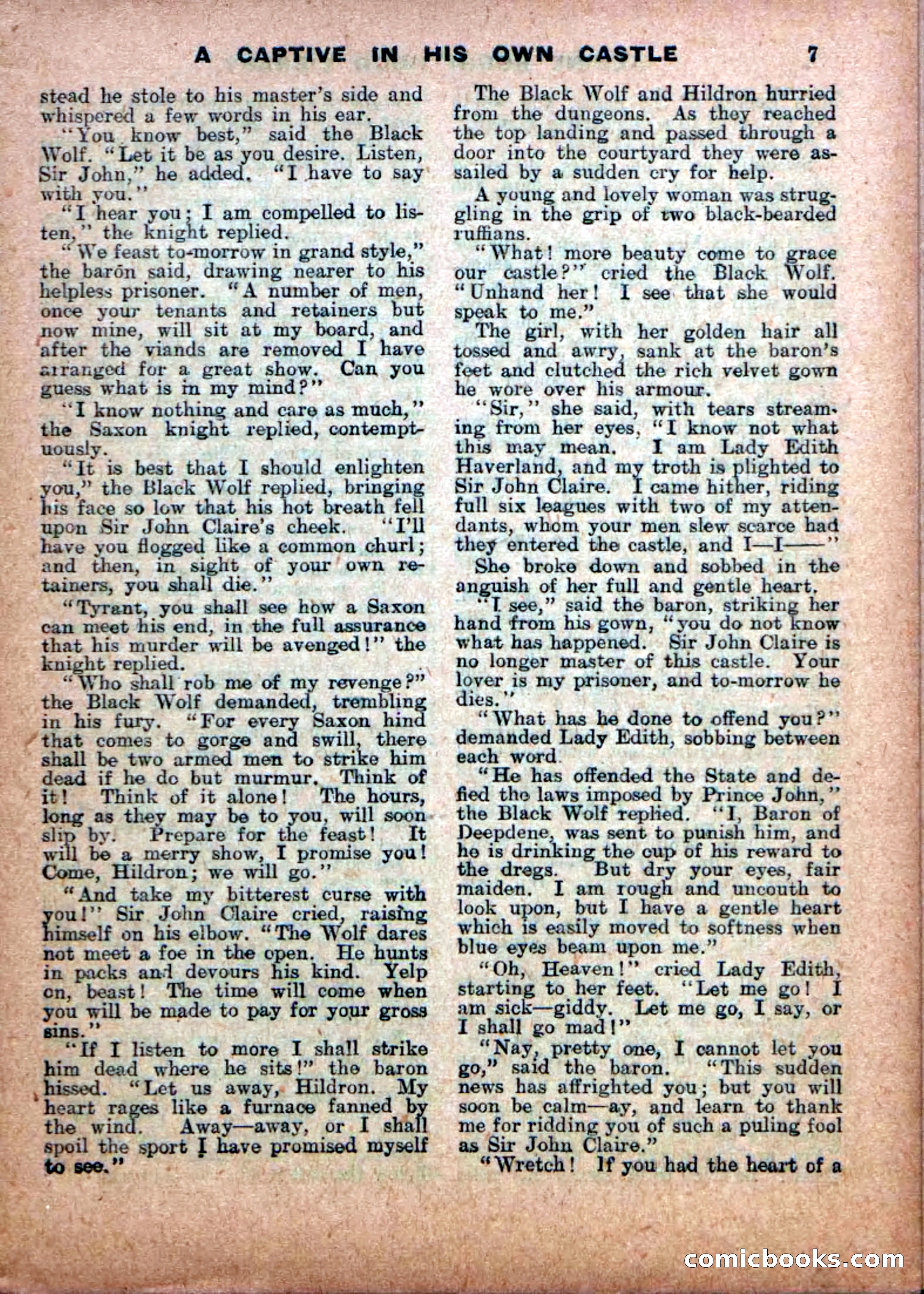 Robin Hood Library No. 18: Sons of the Brave — page 9 of 36