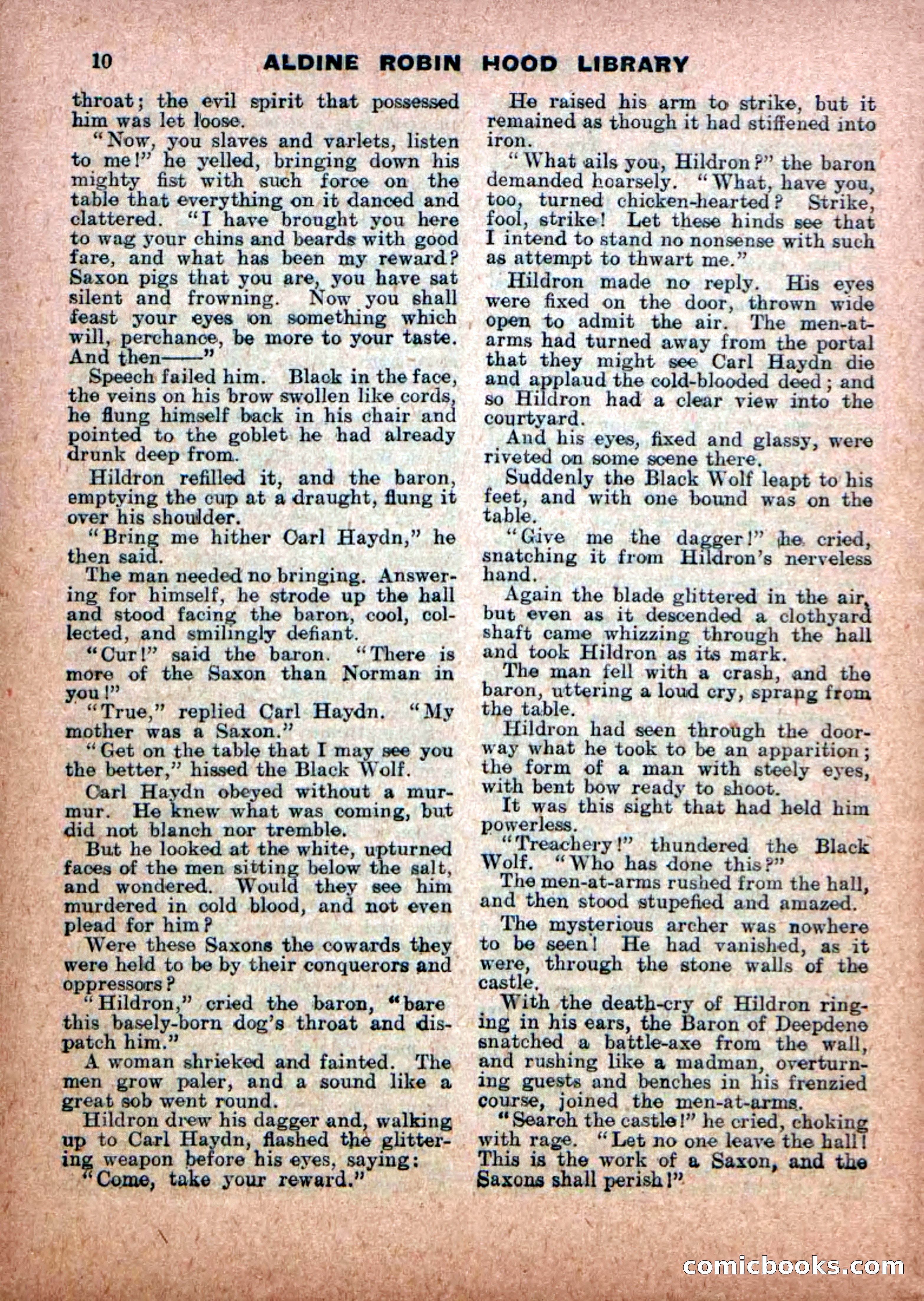 Robin Hood Library No. 18: Sons of the Brave — page 12 of 36