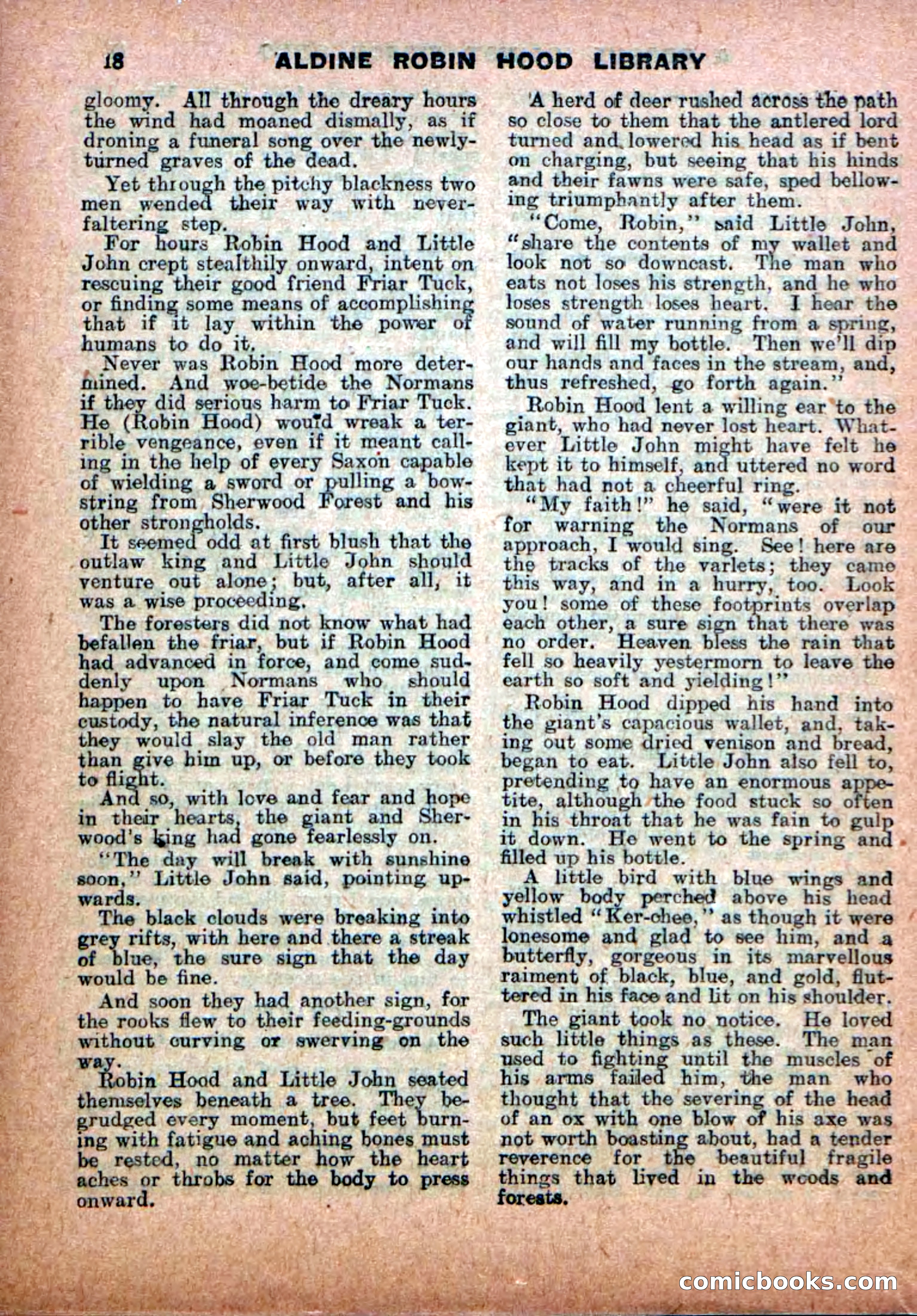 Robin Hood Library No. 18: Sons of the Brave — page 20 of 36