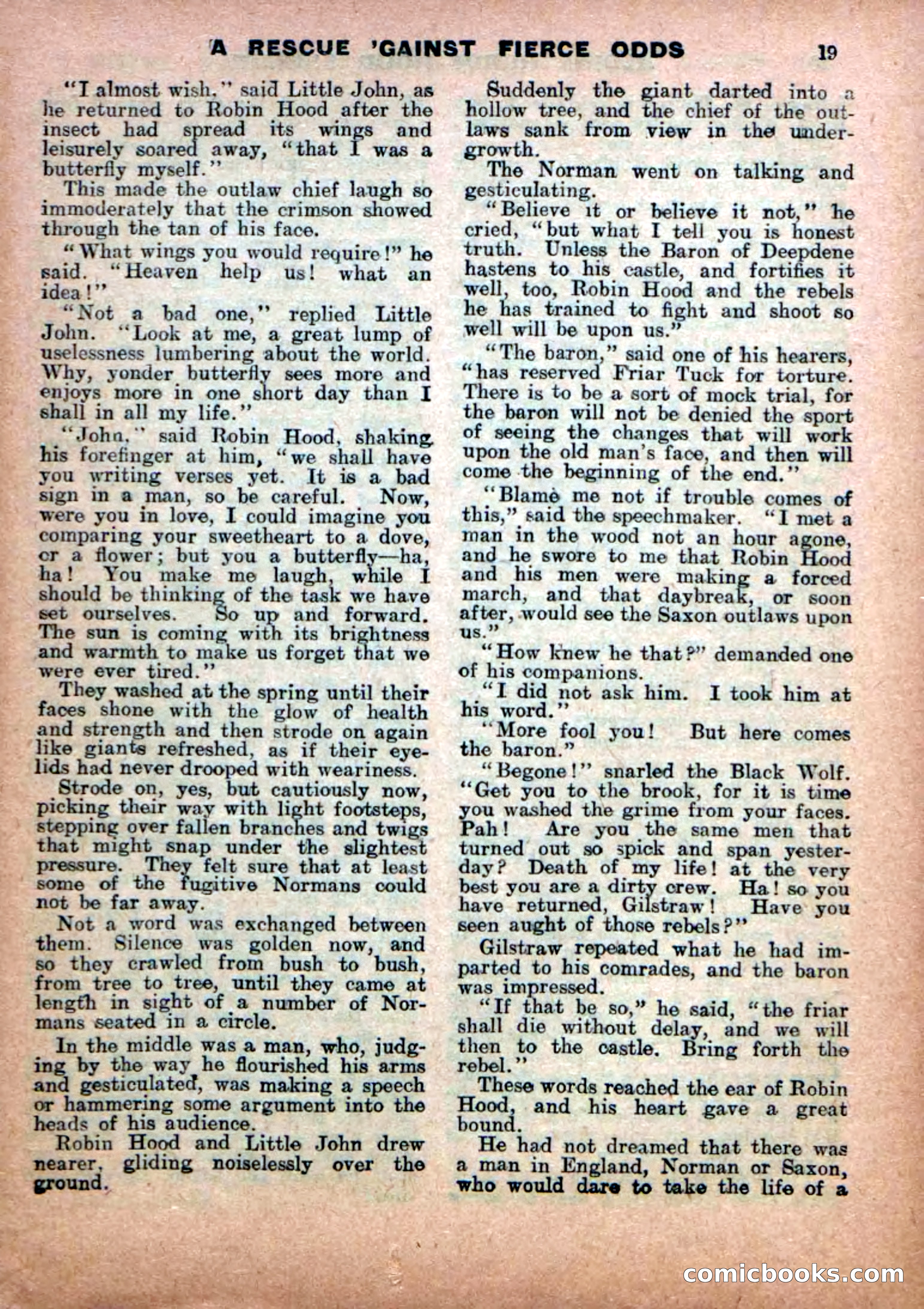 Robin Hood Library No. 18: Sons of the Brave — page 21 of 36