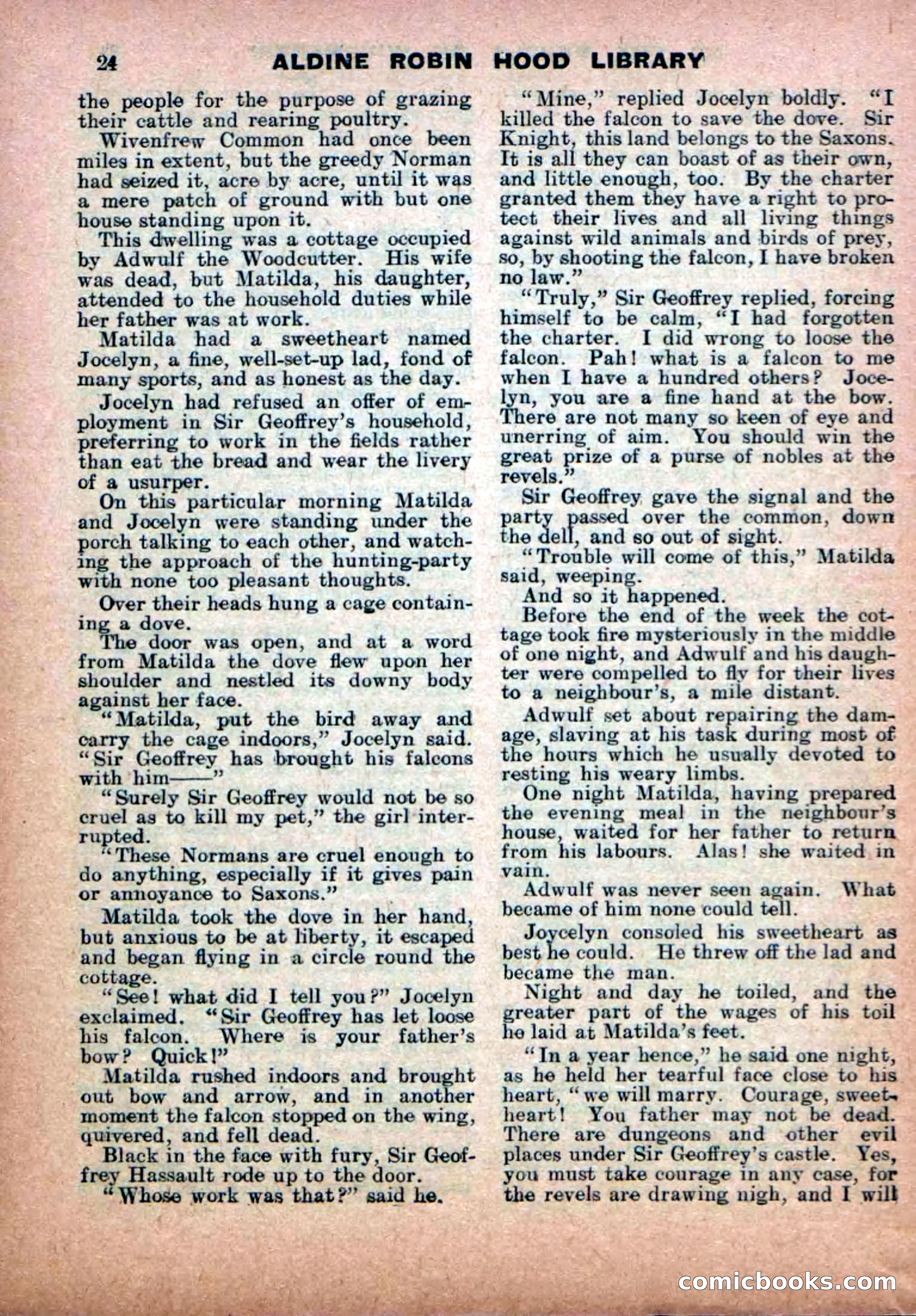 Robin Hood Library No. 18: Sons of the Brave — page 26 of 36