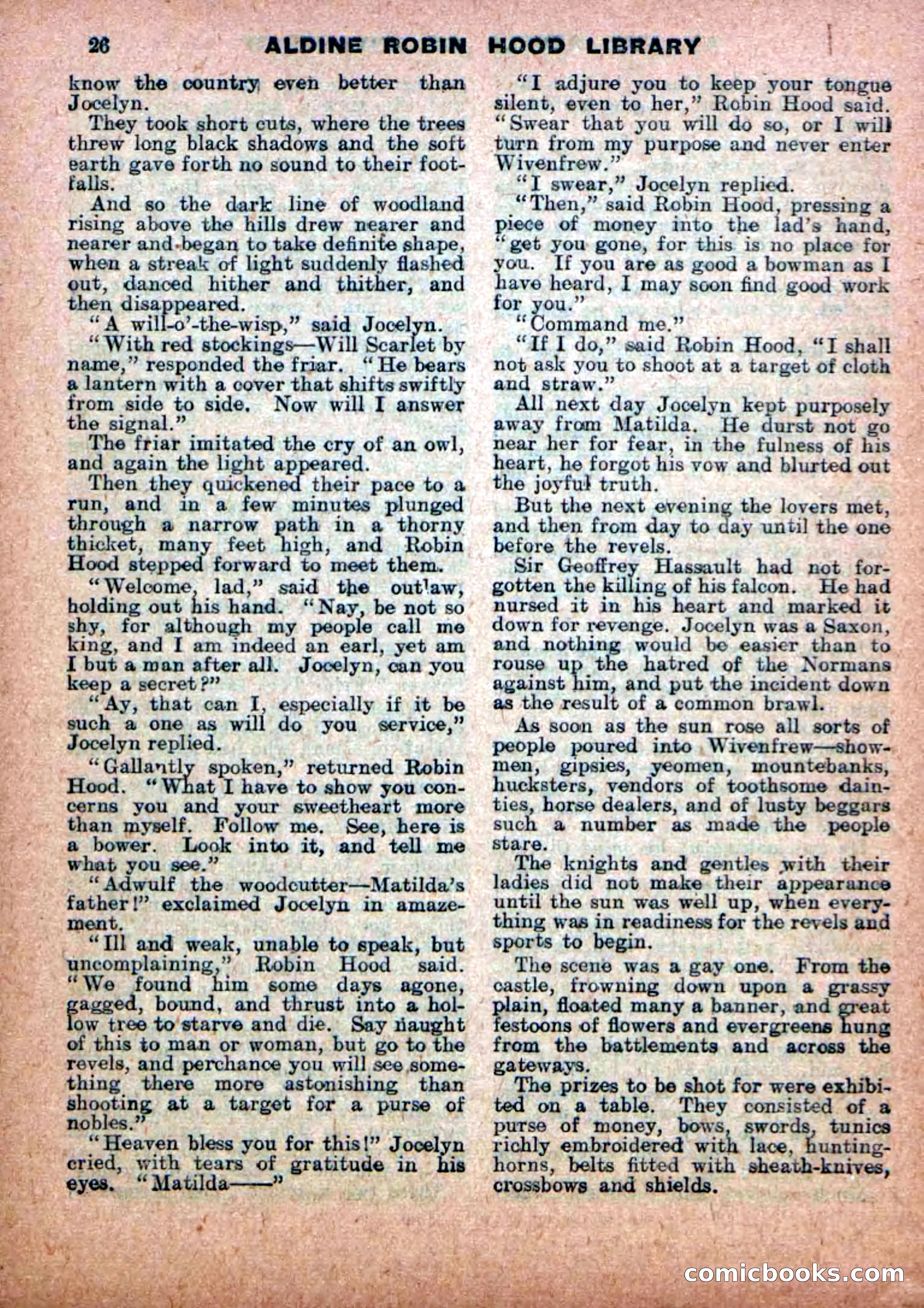 Robin Hood Library No. 18: Sons of the Brave — page 28 of 36