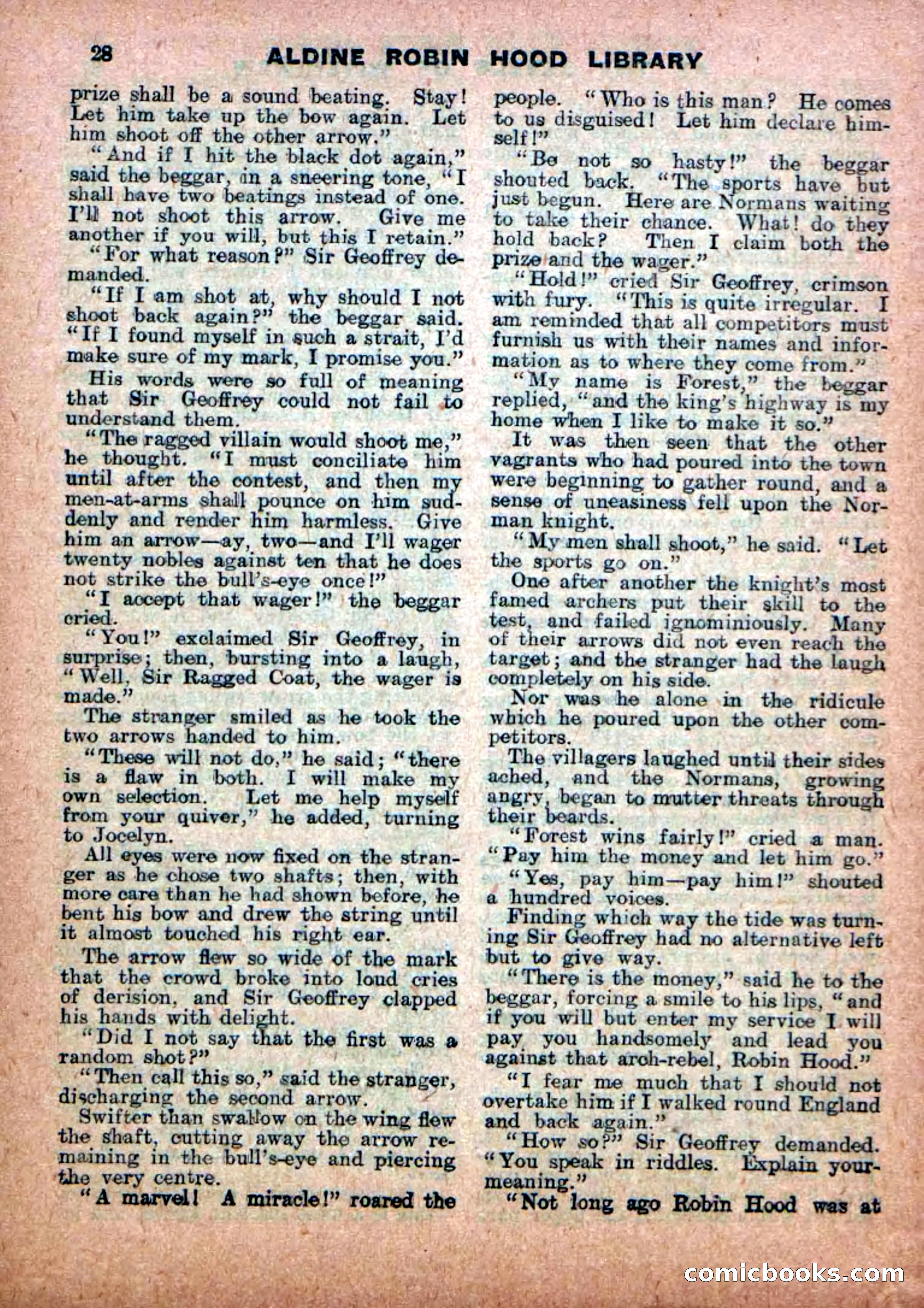 Robin Hood Library No. 18: Sons of the Brave — page 30 of 36
