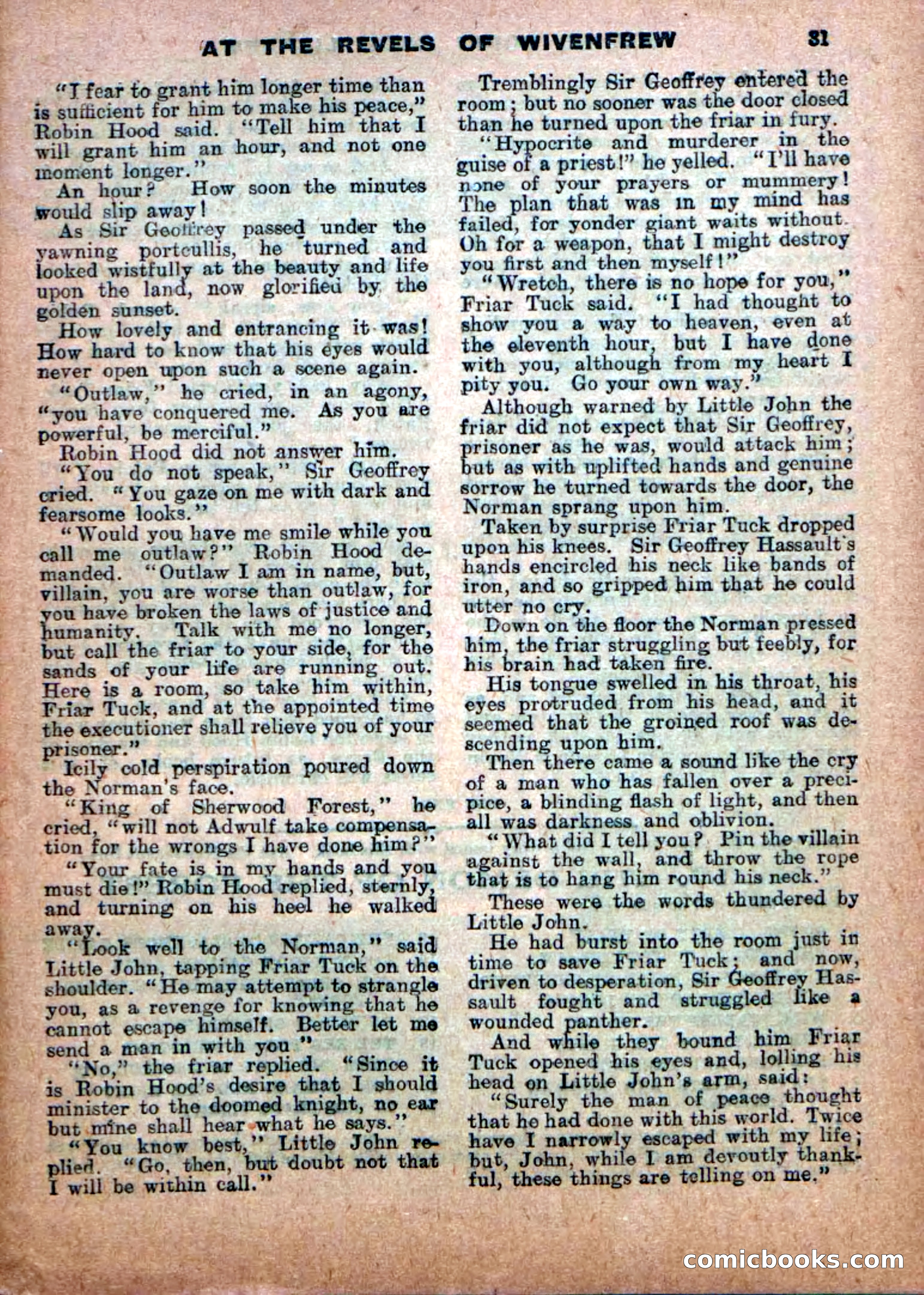 Robin Hood Library No. 18: Sons of the Brave — page 33 of 36