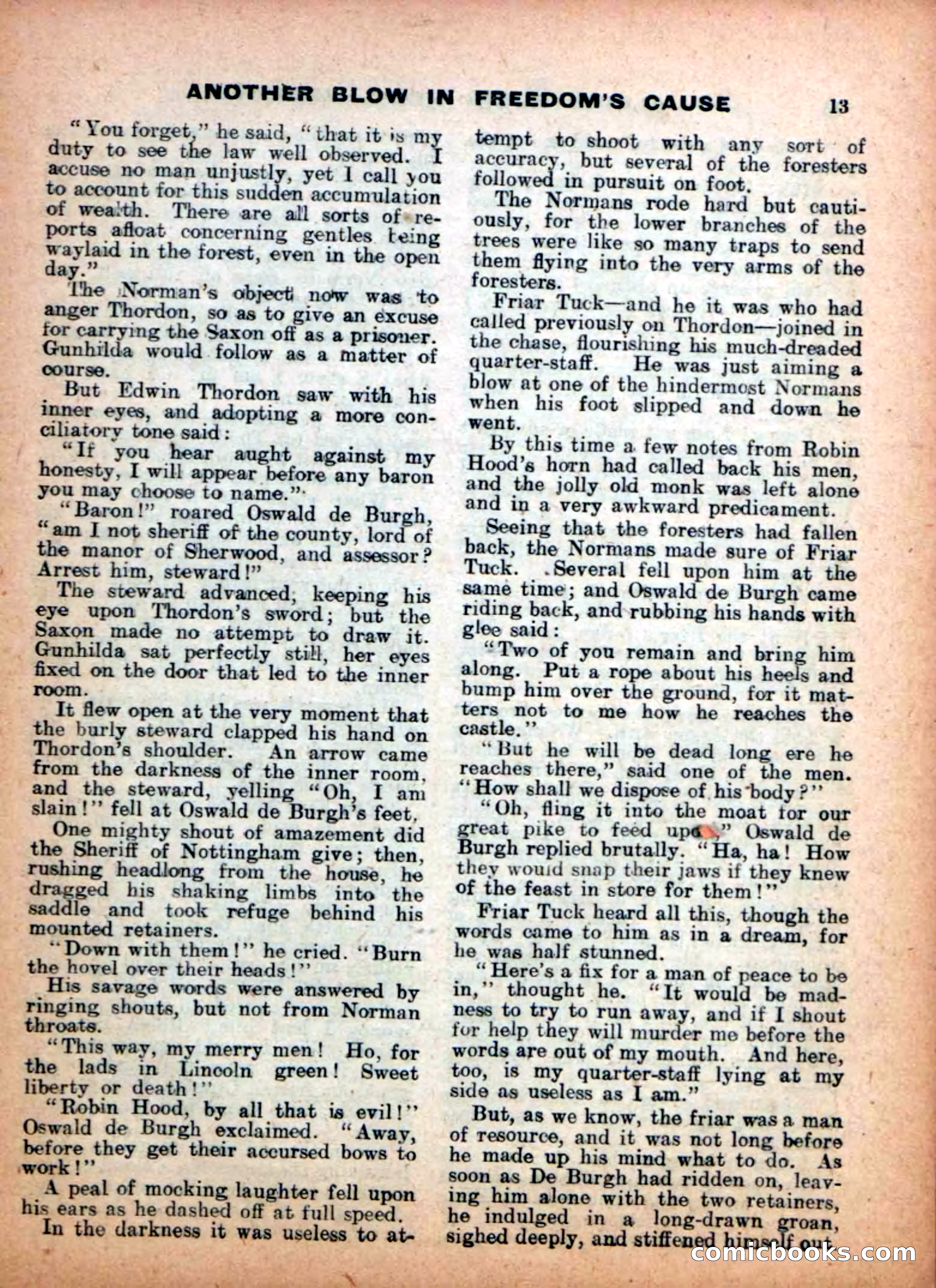 The Fighting Friar of Sherwood — page 15 of 36