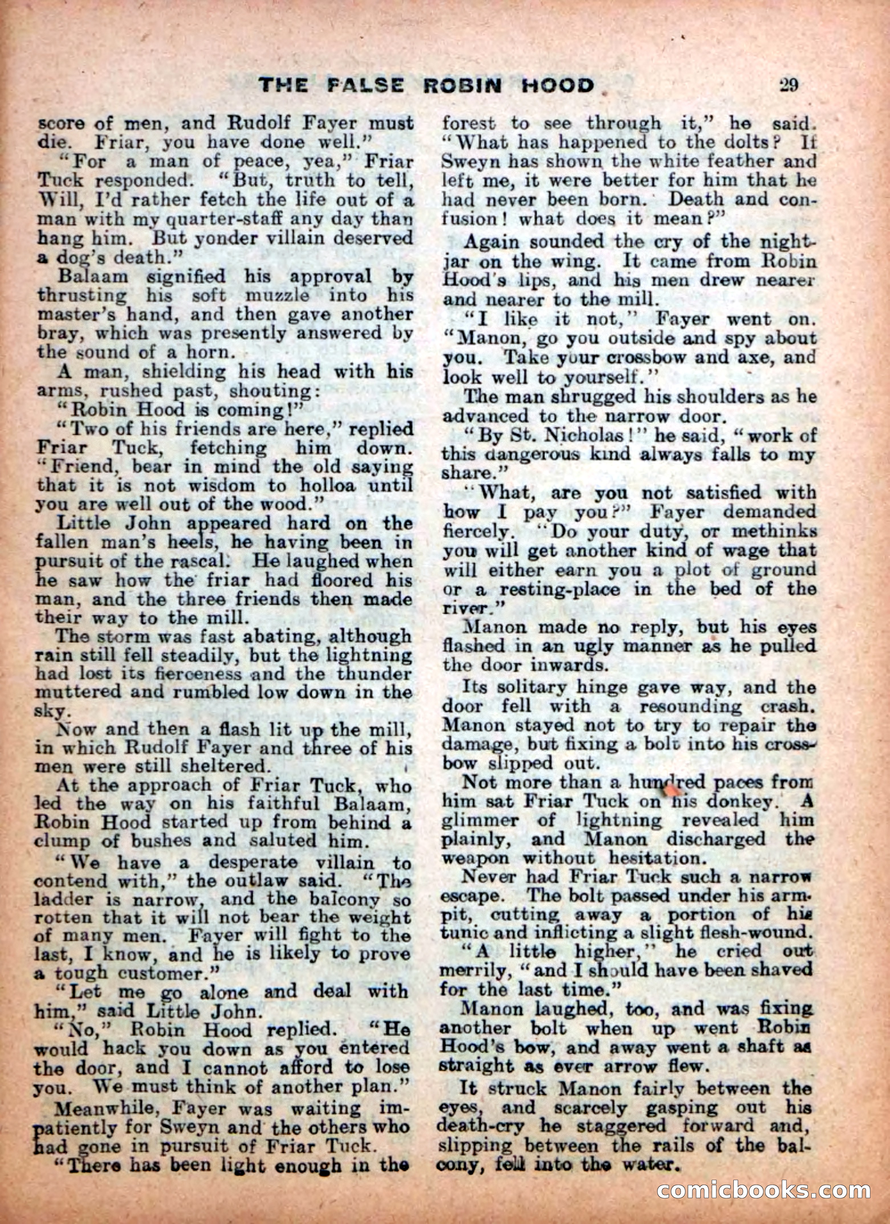 The Fighting Friar of Sherwood — page 31 of 36