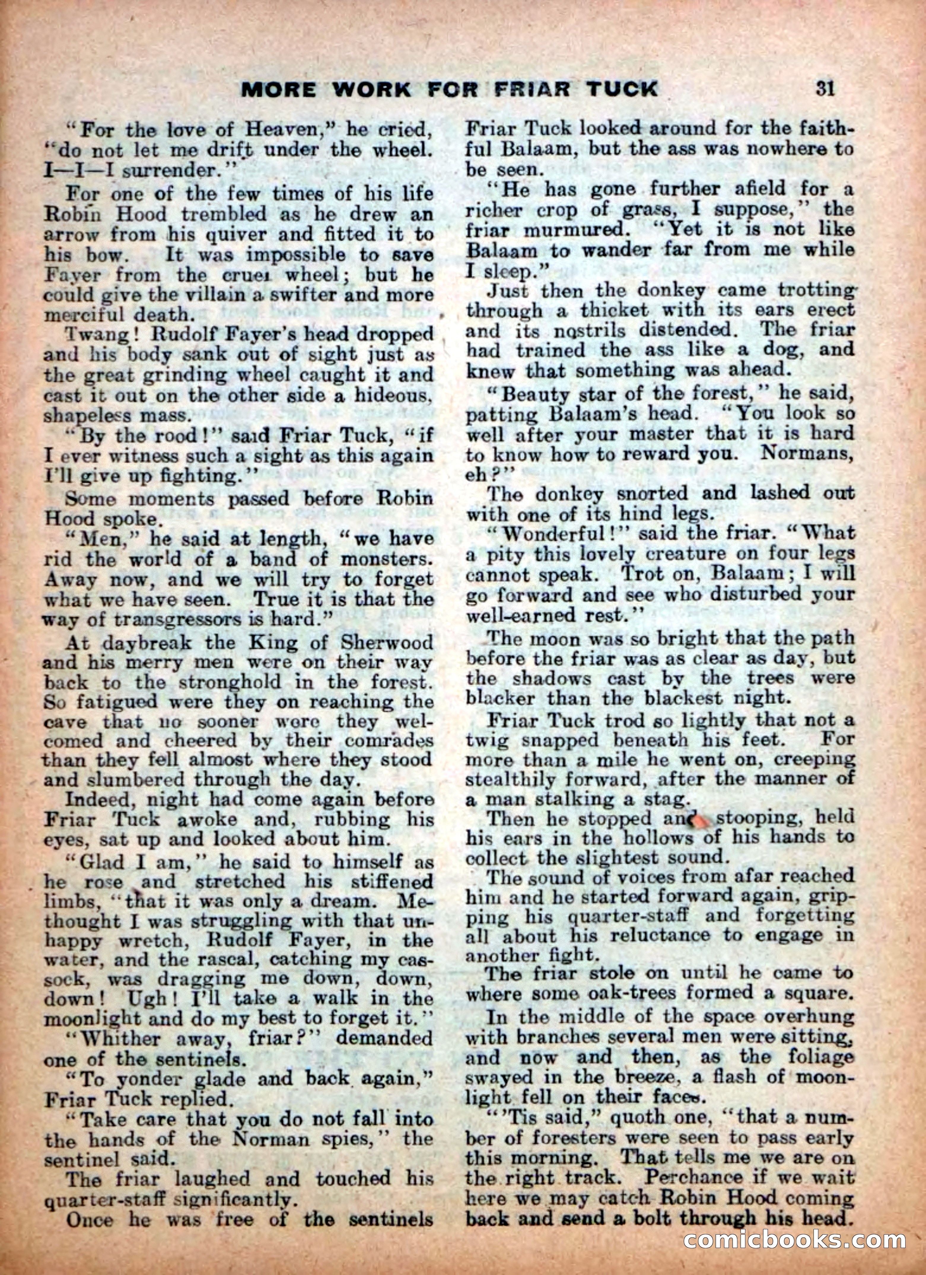 The Fighting Friar of Sherwood — page 33 of 36