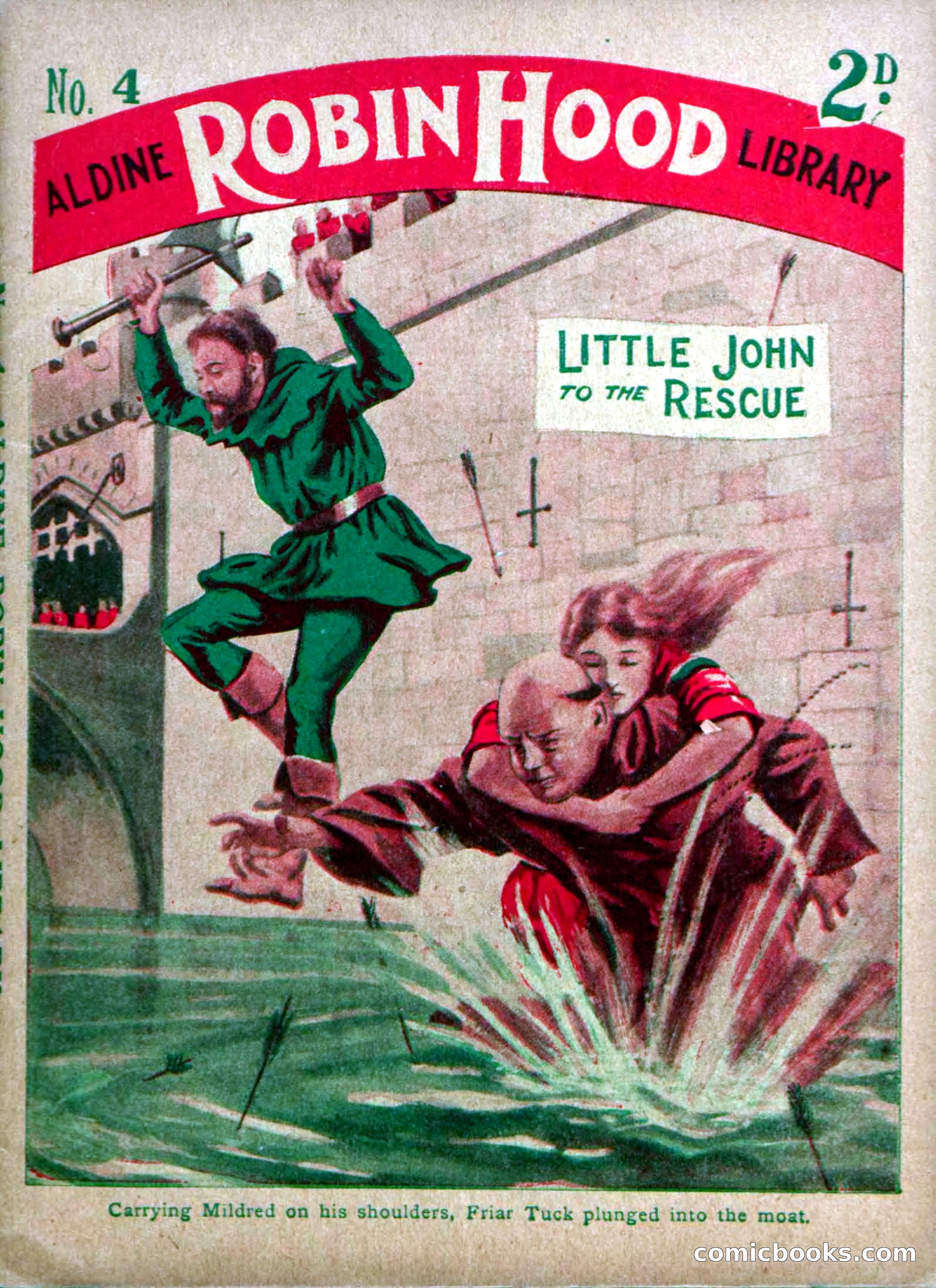 Aldine Robin Hood Library No. 4: Little John to the Rescue — page 1 of 34