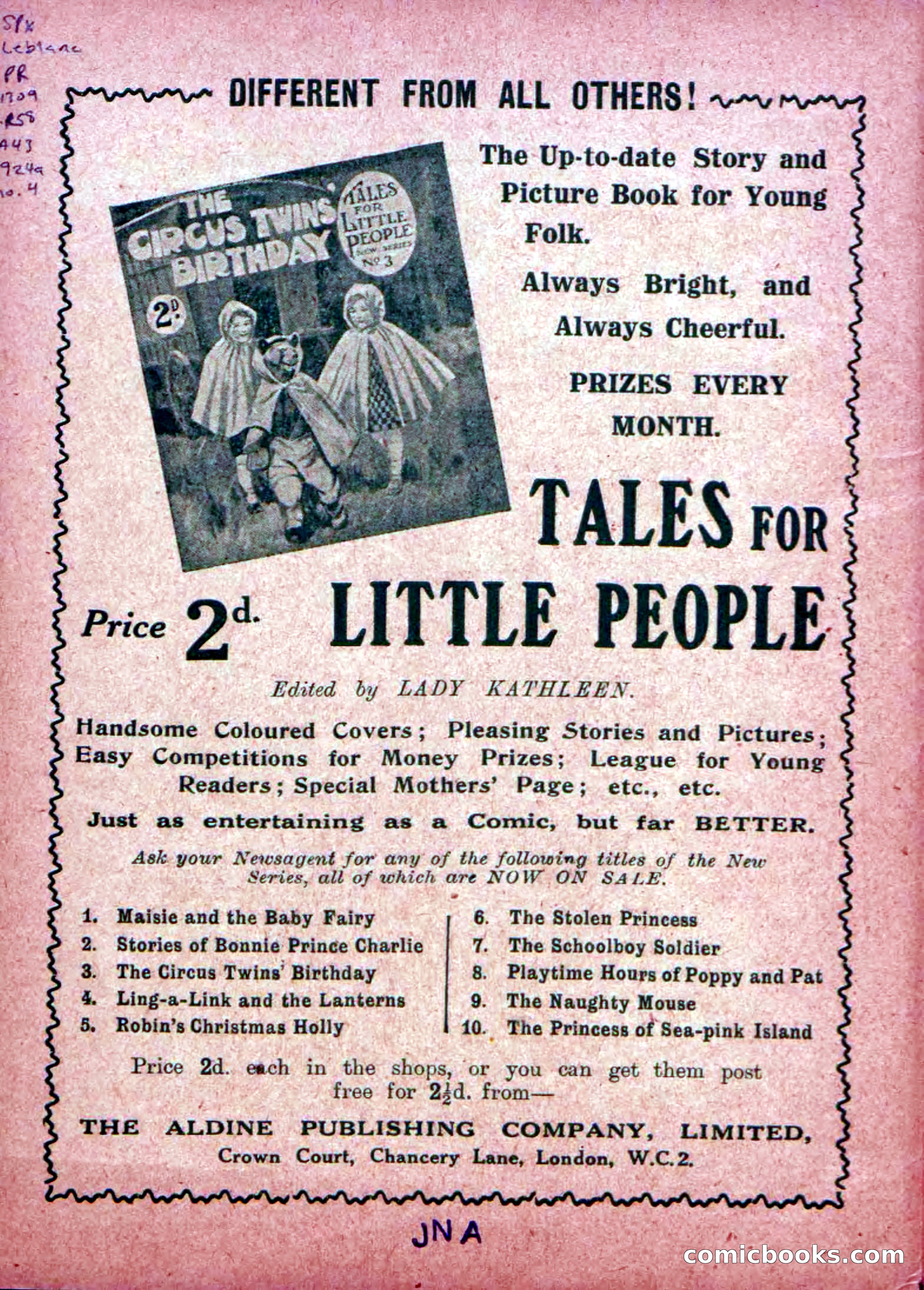 Aldine Robin Hood Library No. 4: Little John to the Rescue — page 2 of 34