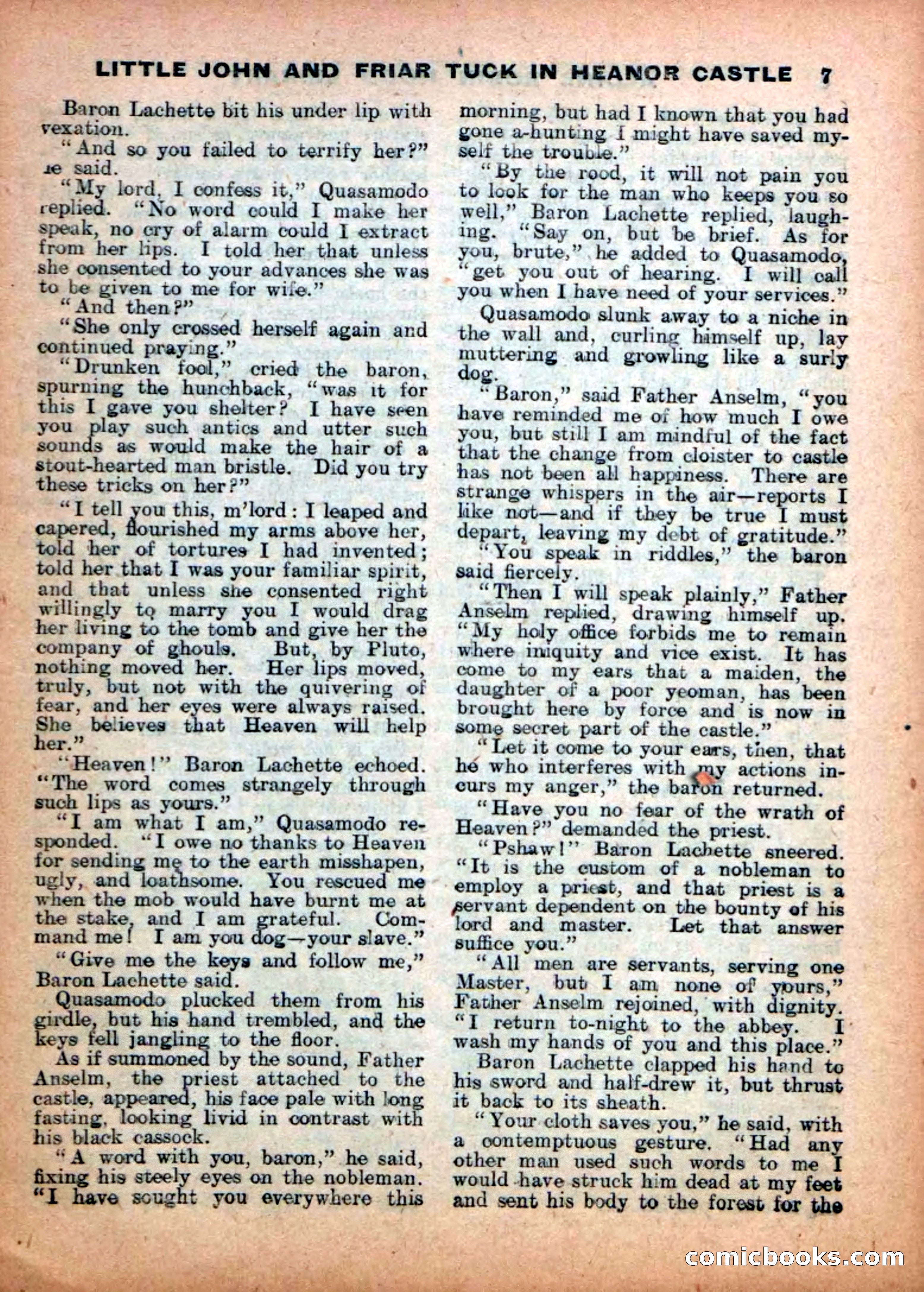 Aldine Robin Hood Library No. 4: Little John to the Rescue — page 9 of 34