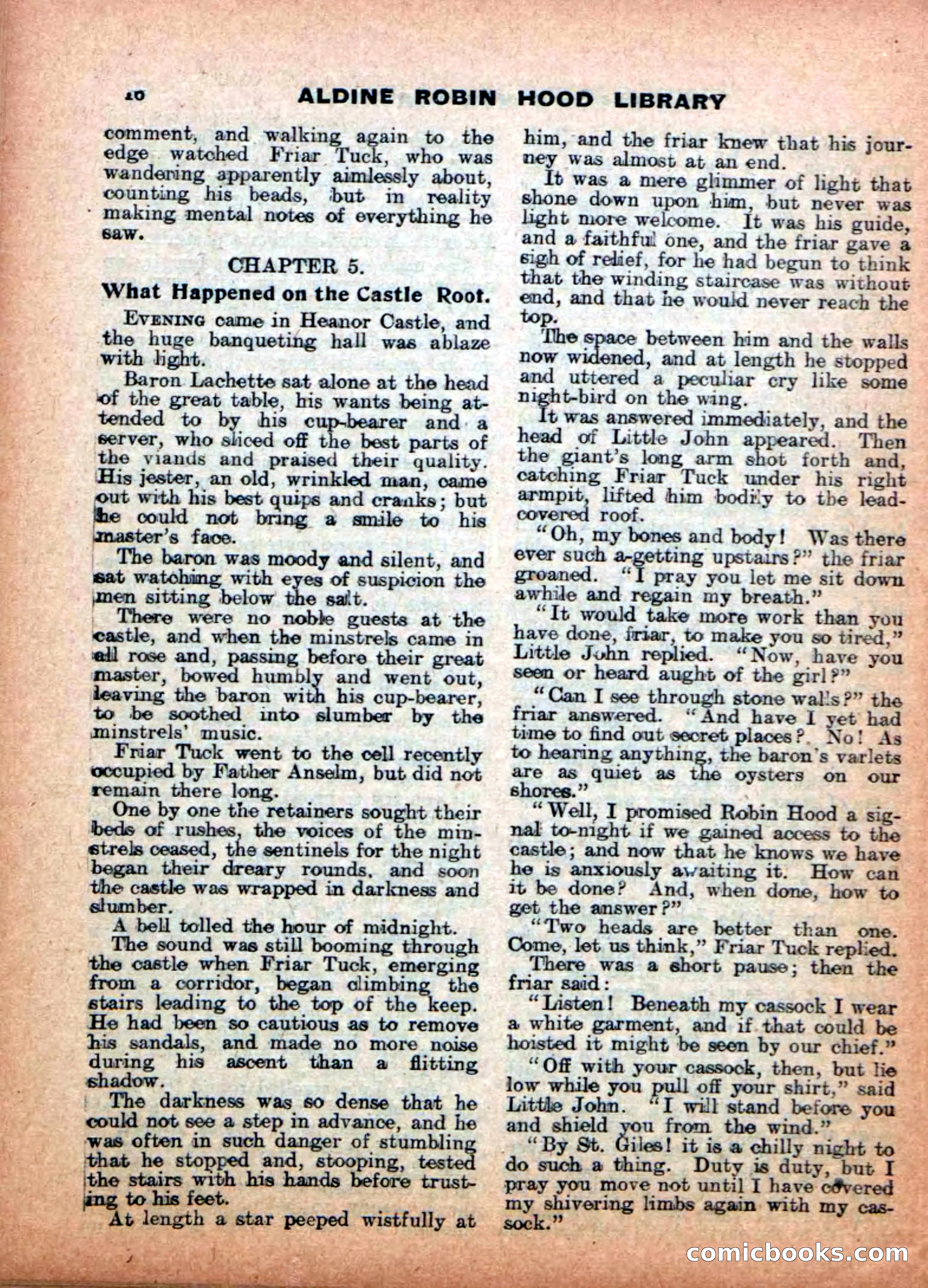 Aldine Robin Hood Library No. 4: Little John to the Rescue — page 16 of 34
