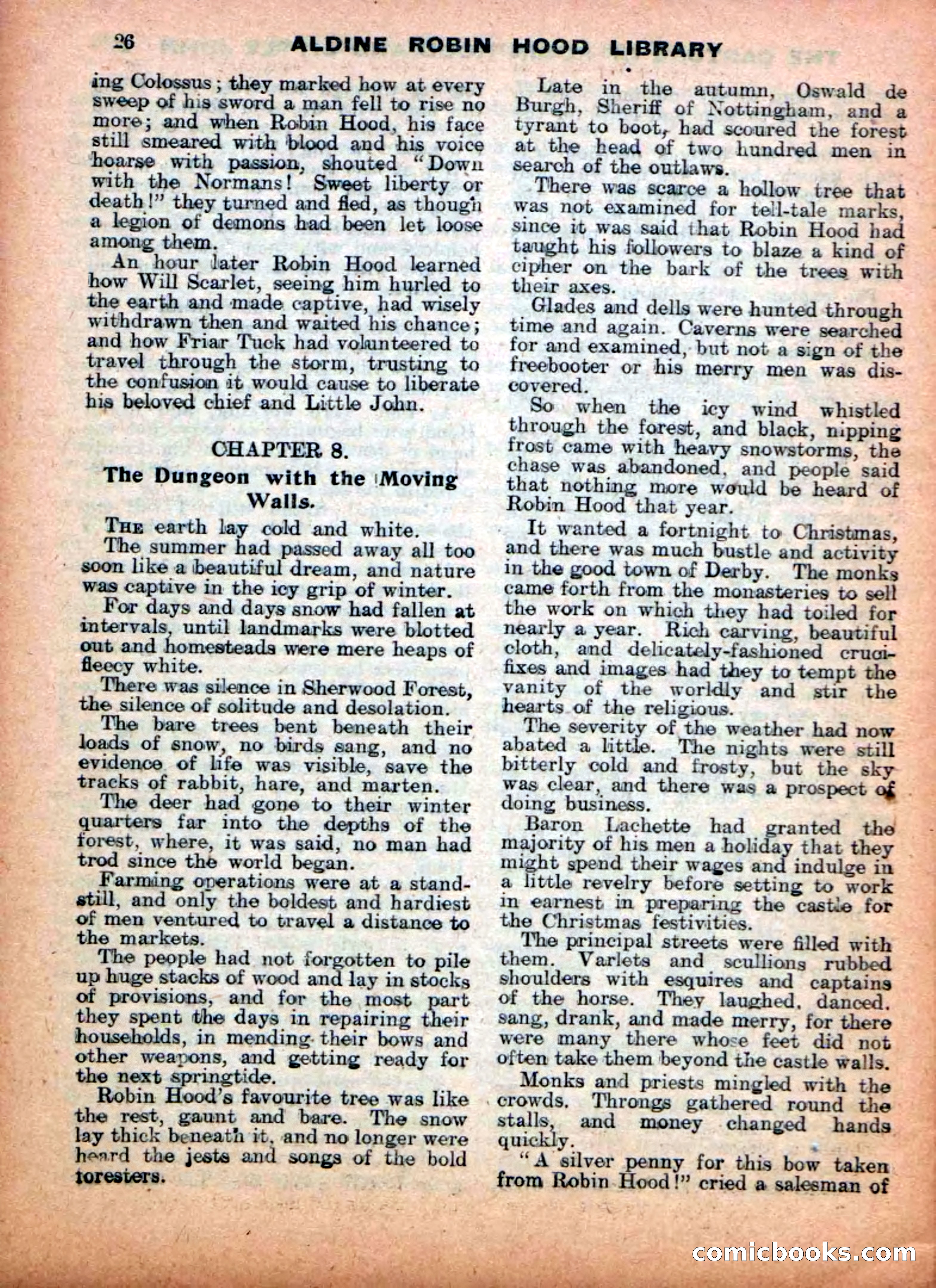 Aldine Robin Hood Library No. 4: Little John to the Rescue — page 26 of 34