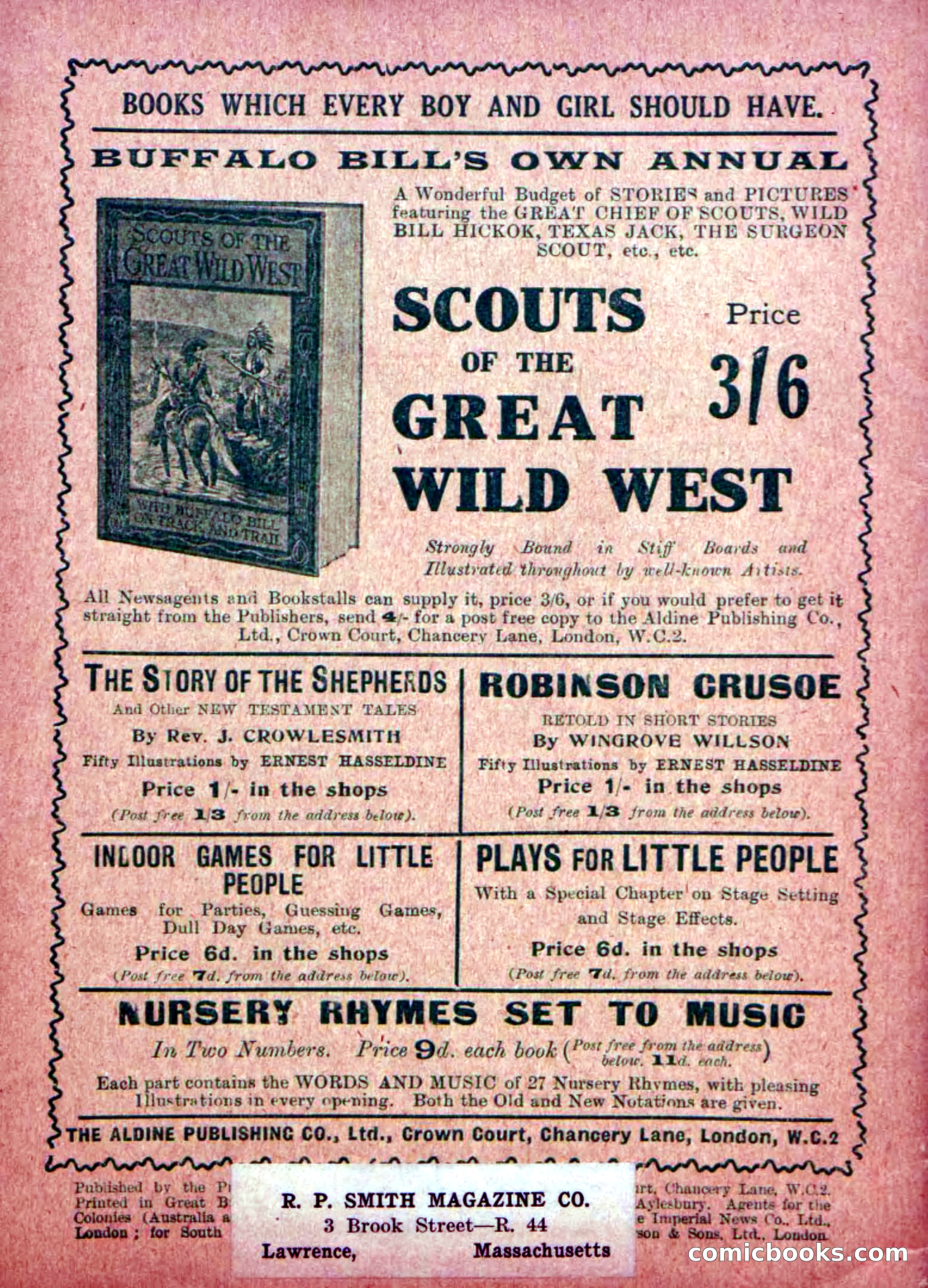 Aldine Robin Hood Library No. 4: Little John to the Rescue — page 34 of 34