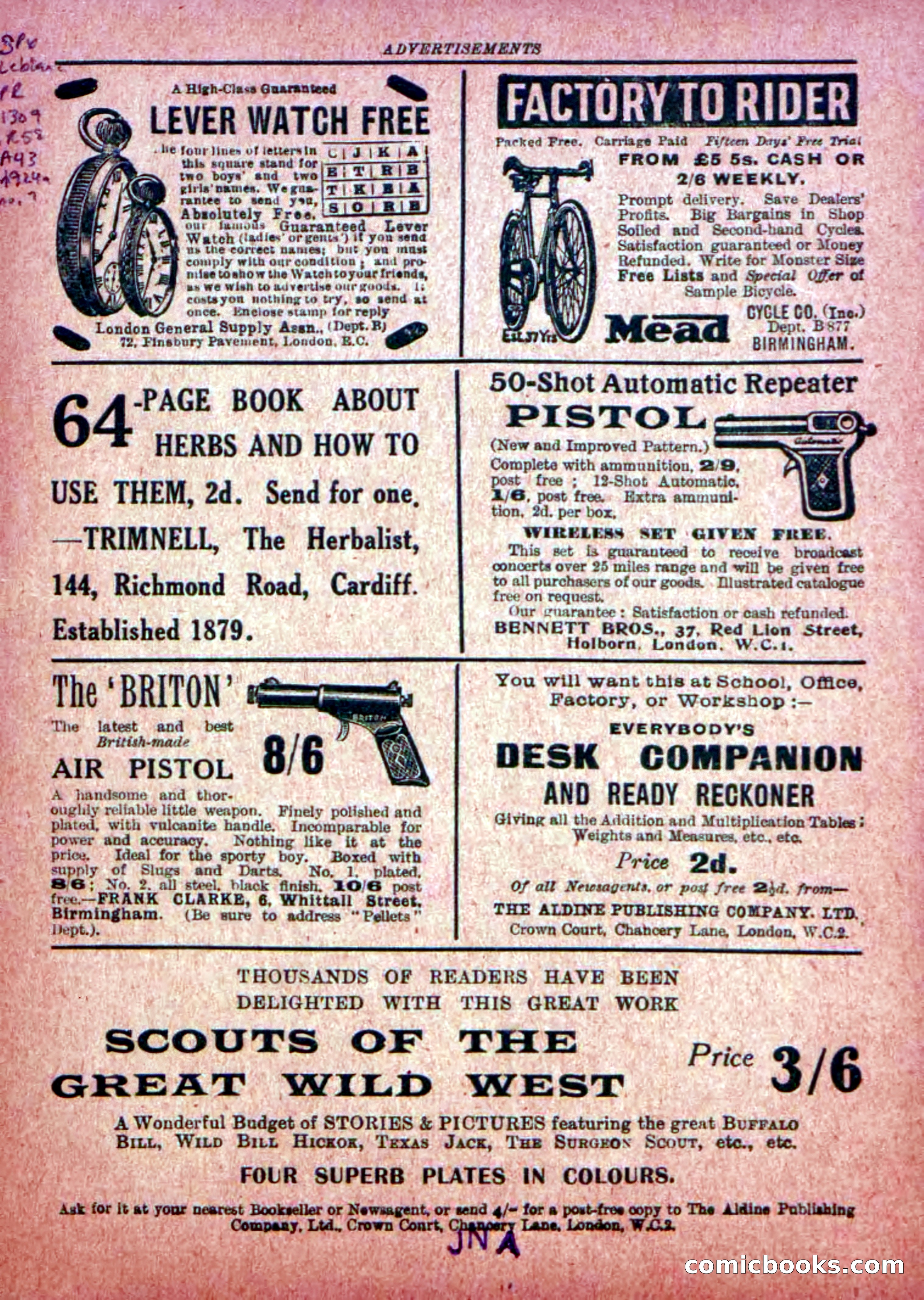 Aldine Robin Hood Library No. 7 — page 2 of 36