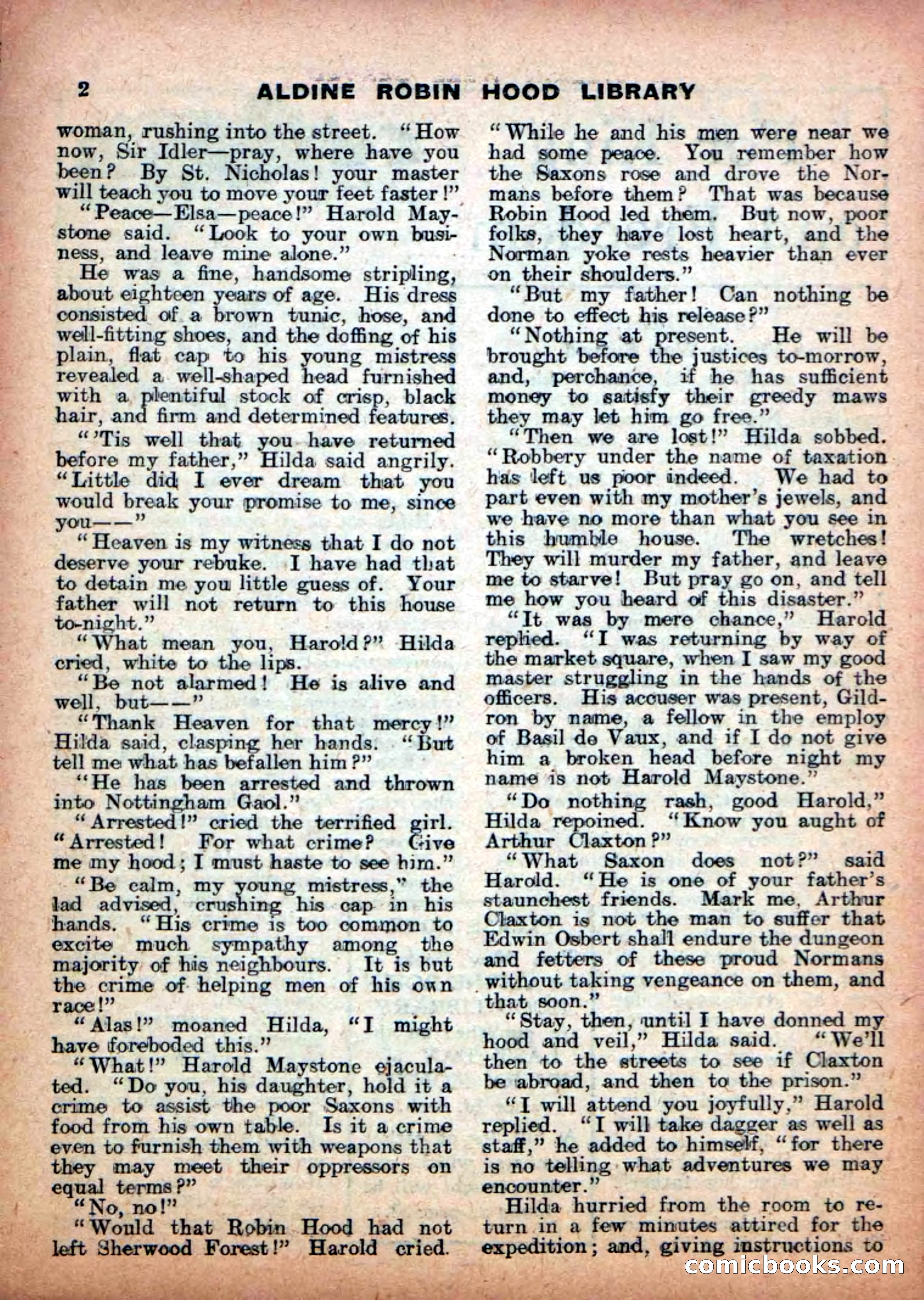 Aldine Robin Hood Library No. 7 — page 4 of 36