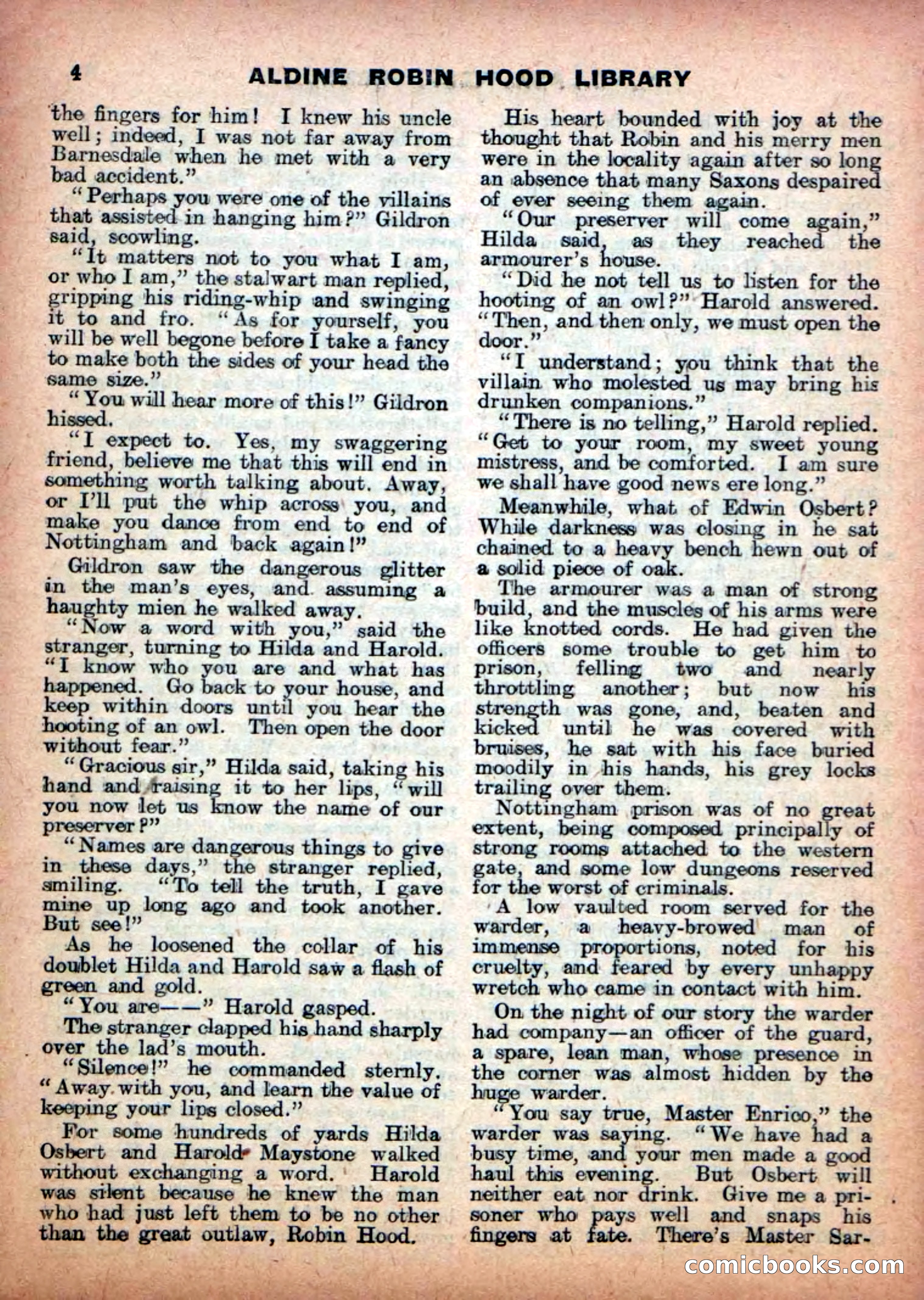 Aldine Robin Hood Library No. 7 — page 6 of 36