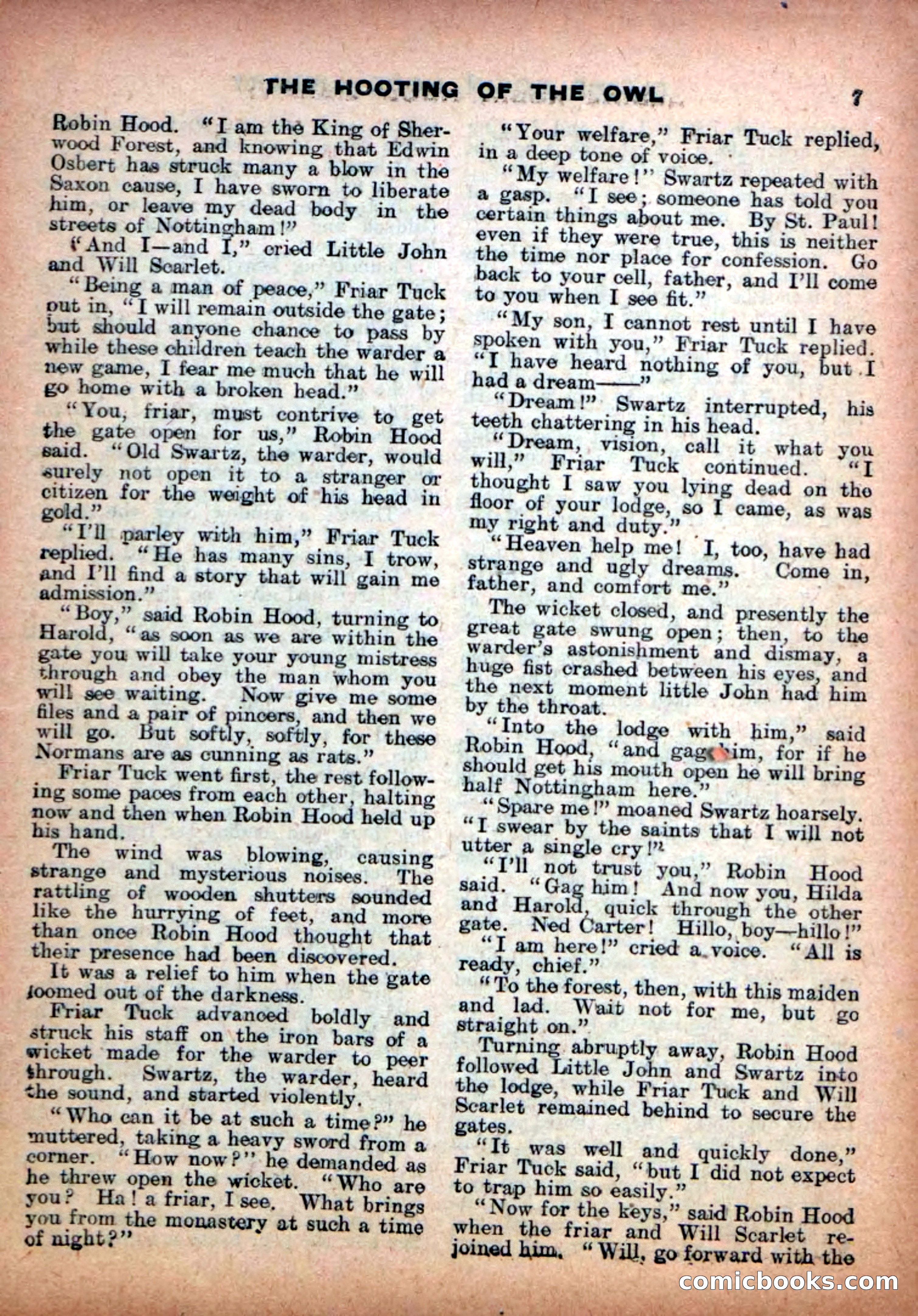 Aldine Robin Hood Library No. 7 — page 9 of 36