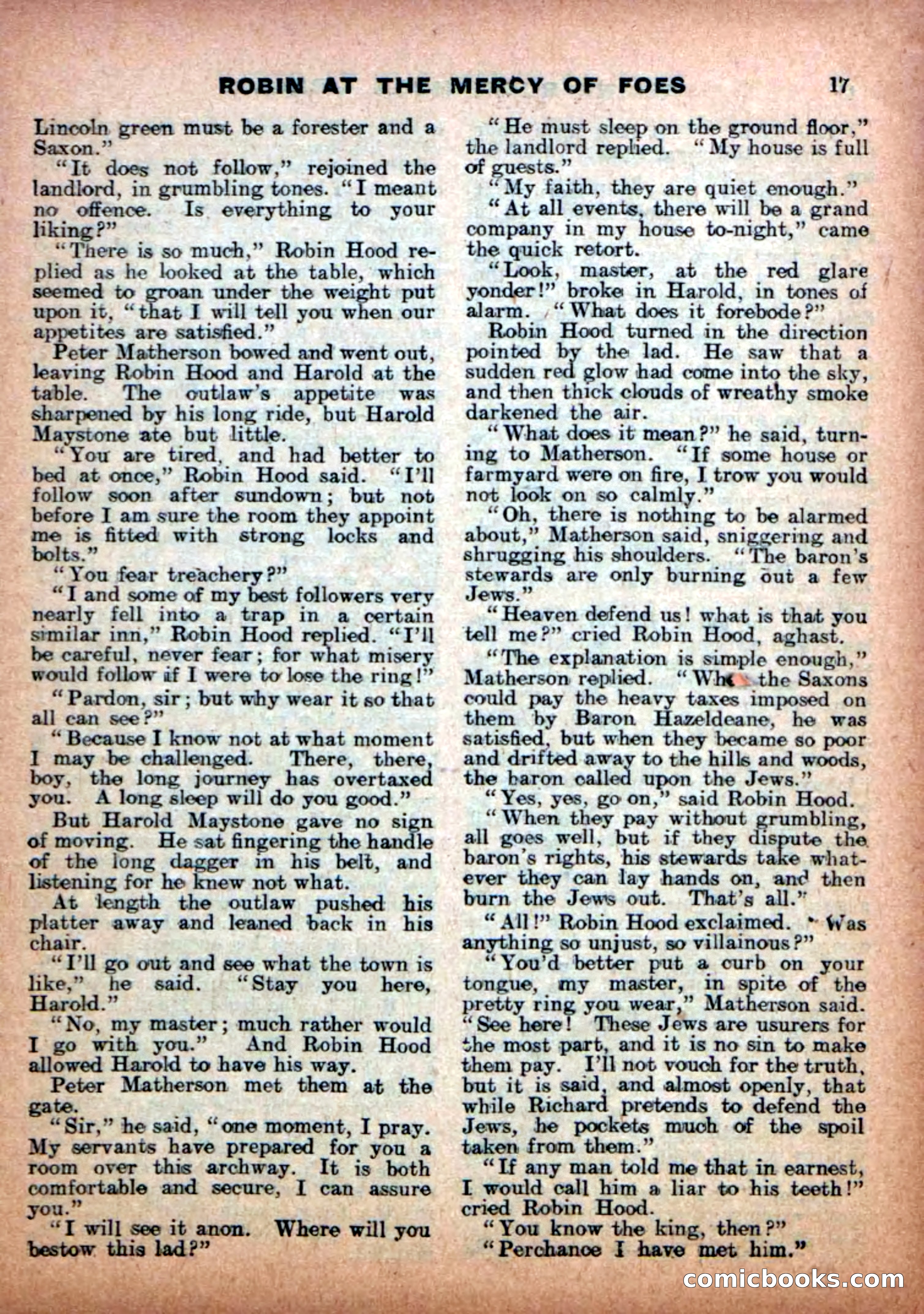 Aldine Robin Hood Library No. 7 — page 19 of 36