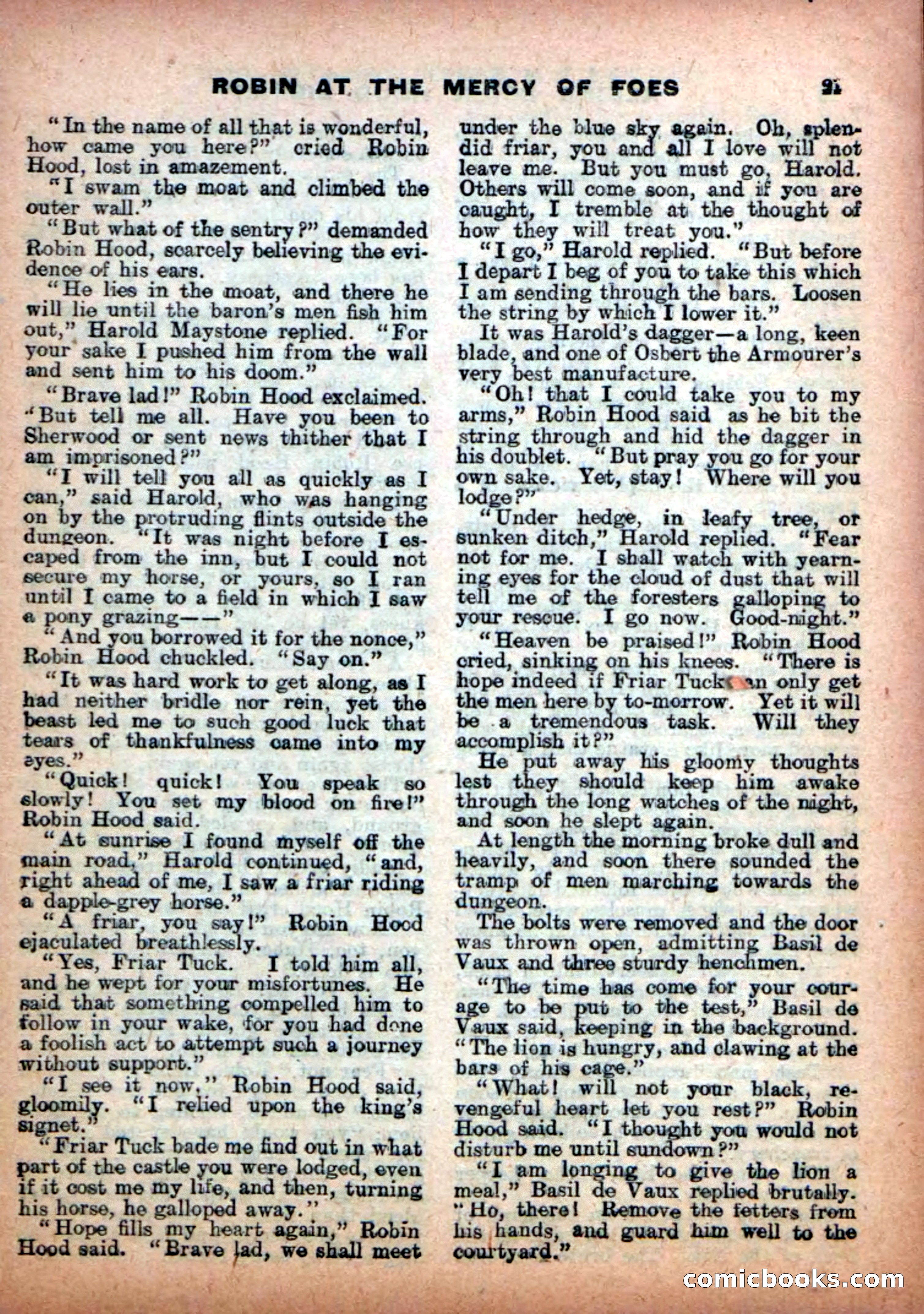 Aldine Robin Hood Library No. 7 — page 23 of 36