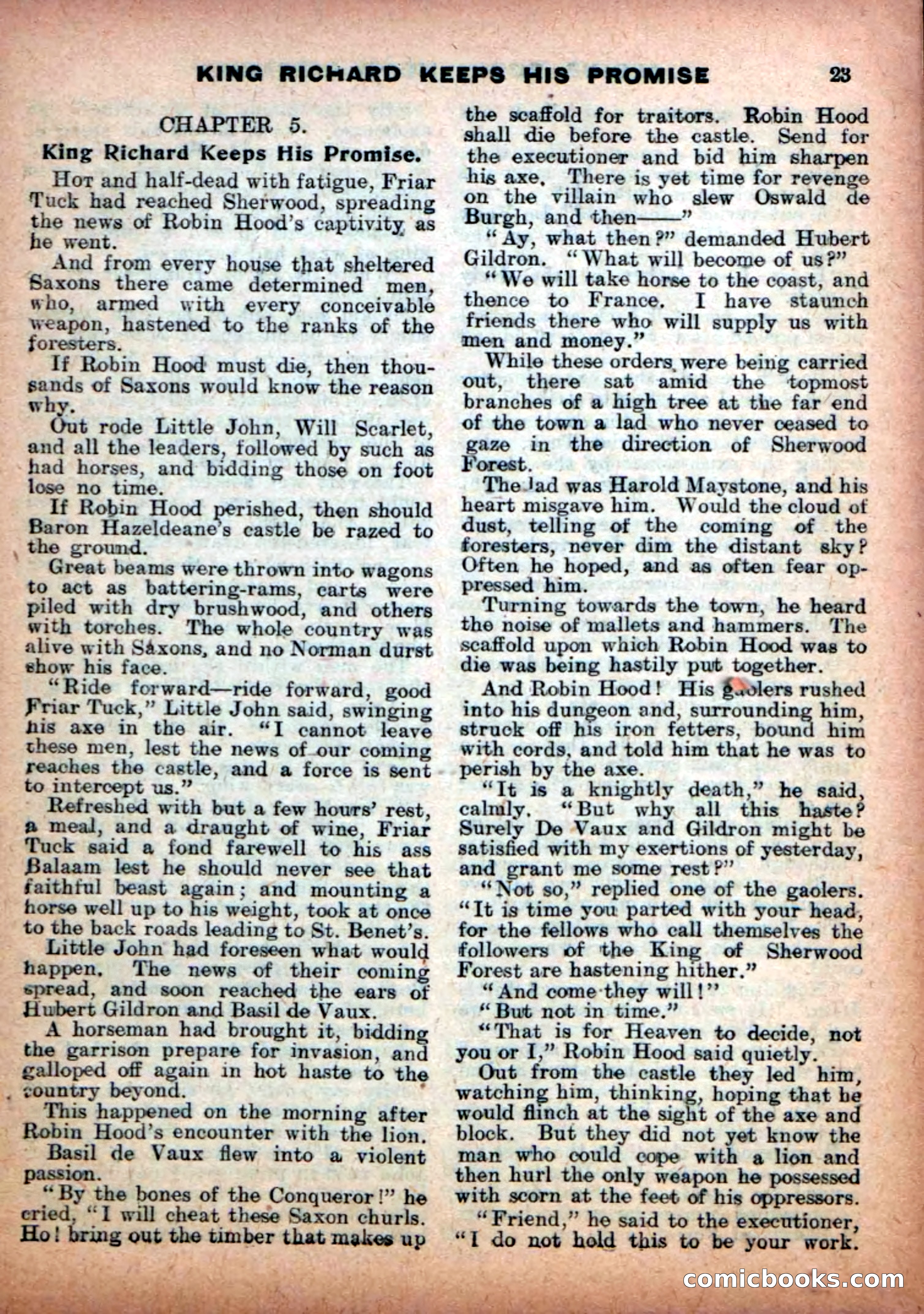 Aldine Robin Hood Library No. 7 — page 25 of 36
